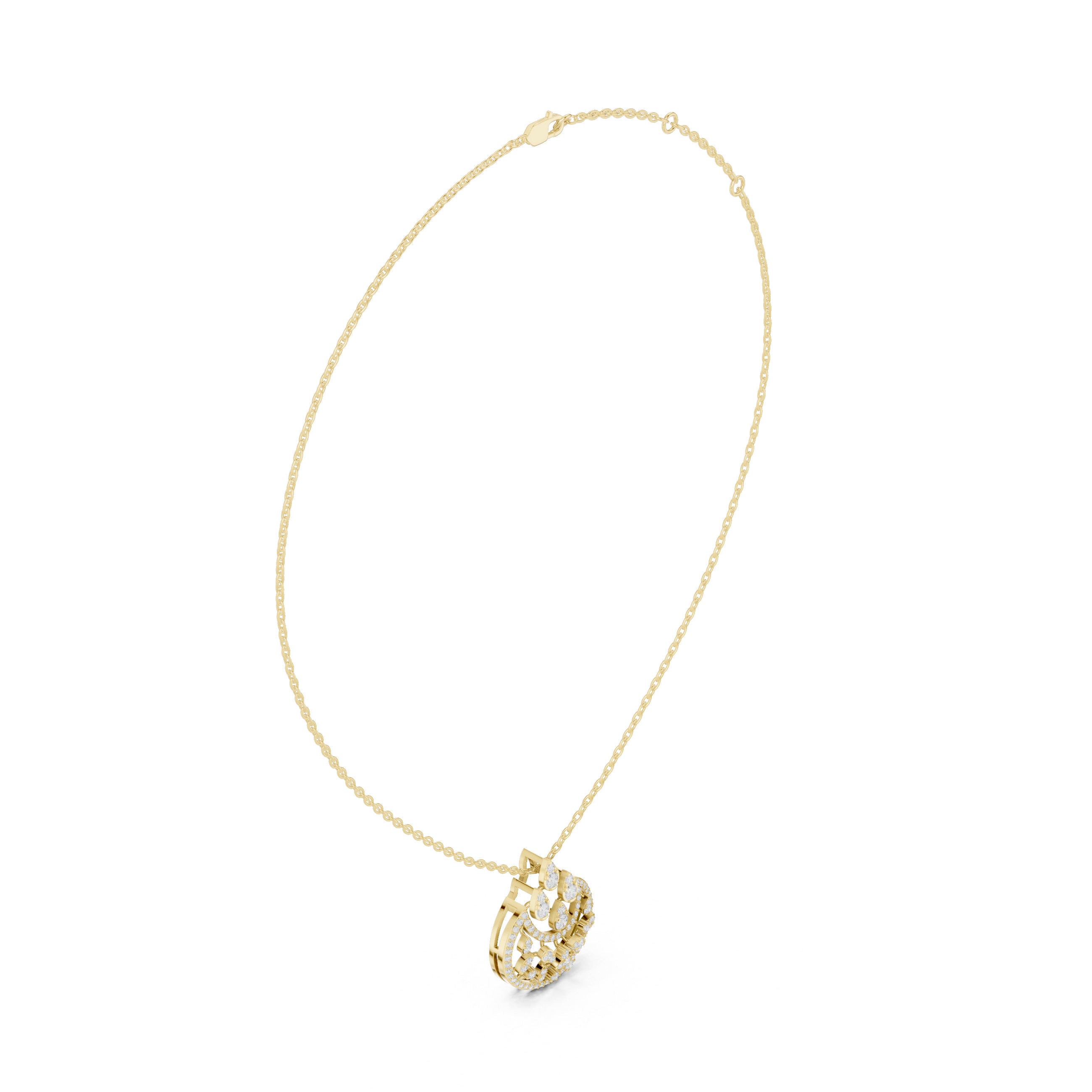 Moonlace Diamond Pendant