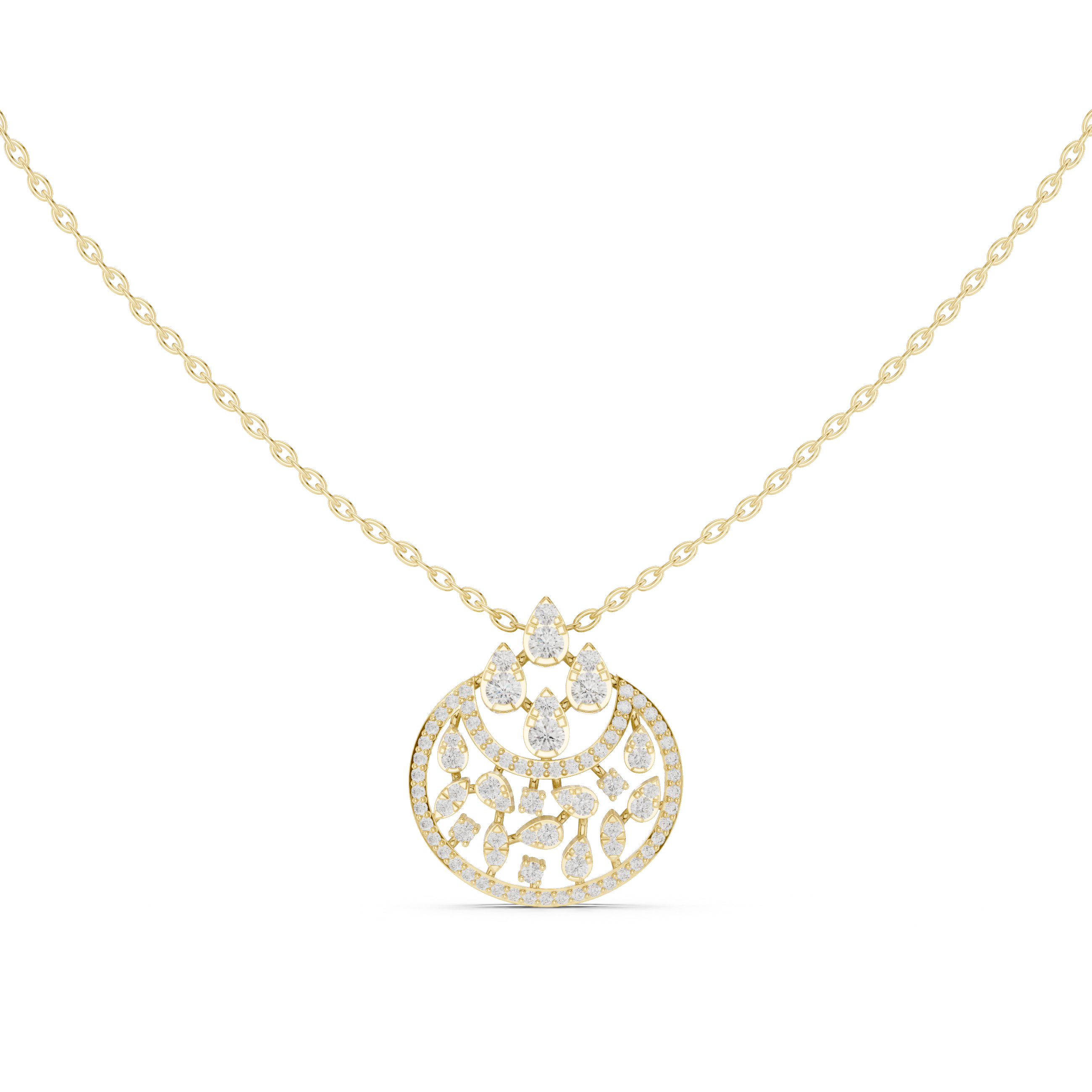 Moonlace Diamond Pendant