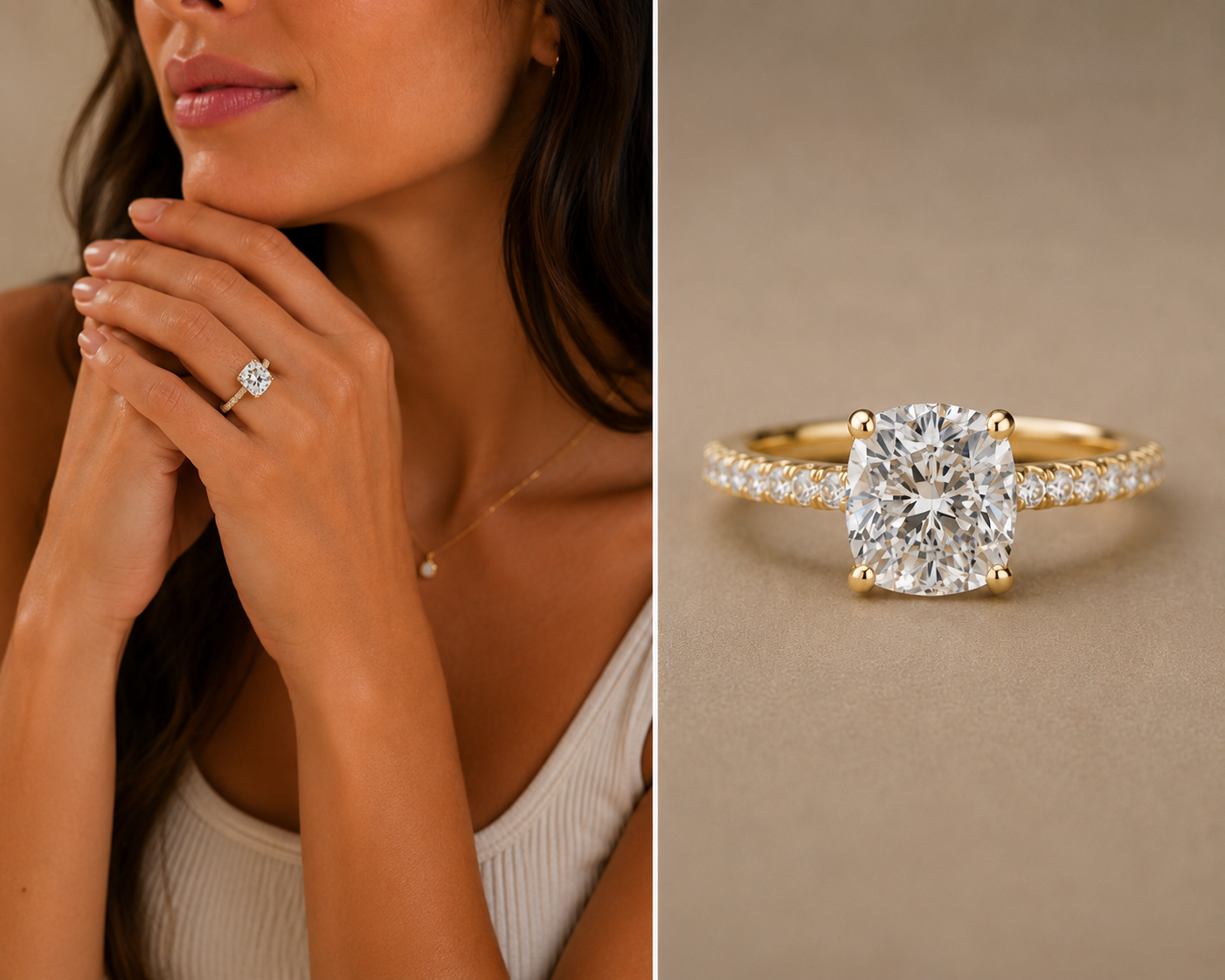 Bridelisse Hidden Halo Diamond Ring
