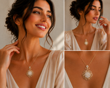 Solaris Bloom Diamond Pendant