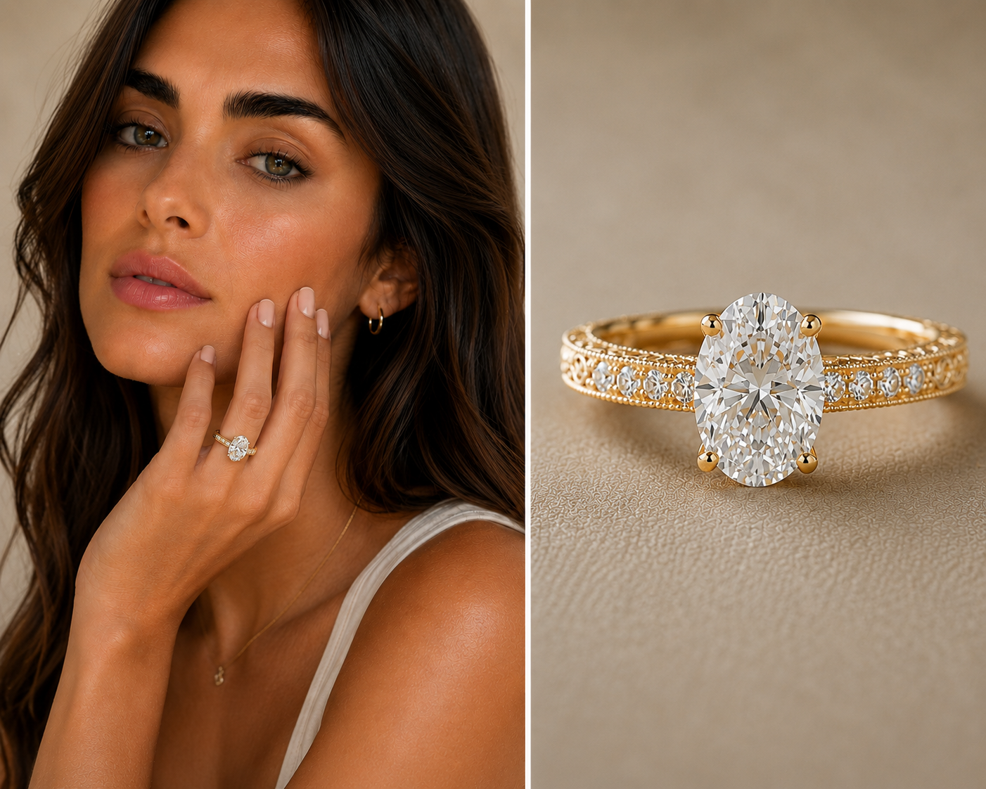 Kalyani Oval Vintage Ring