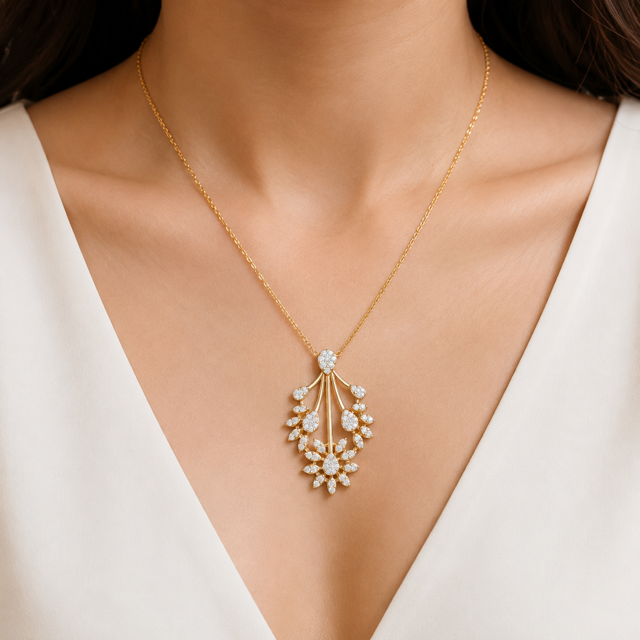 Treelisse Diamond Pendant