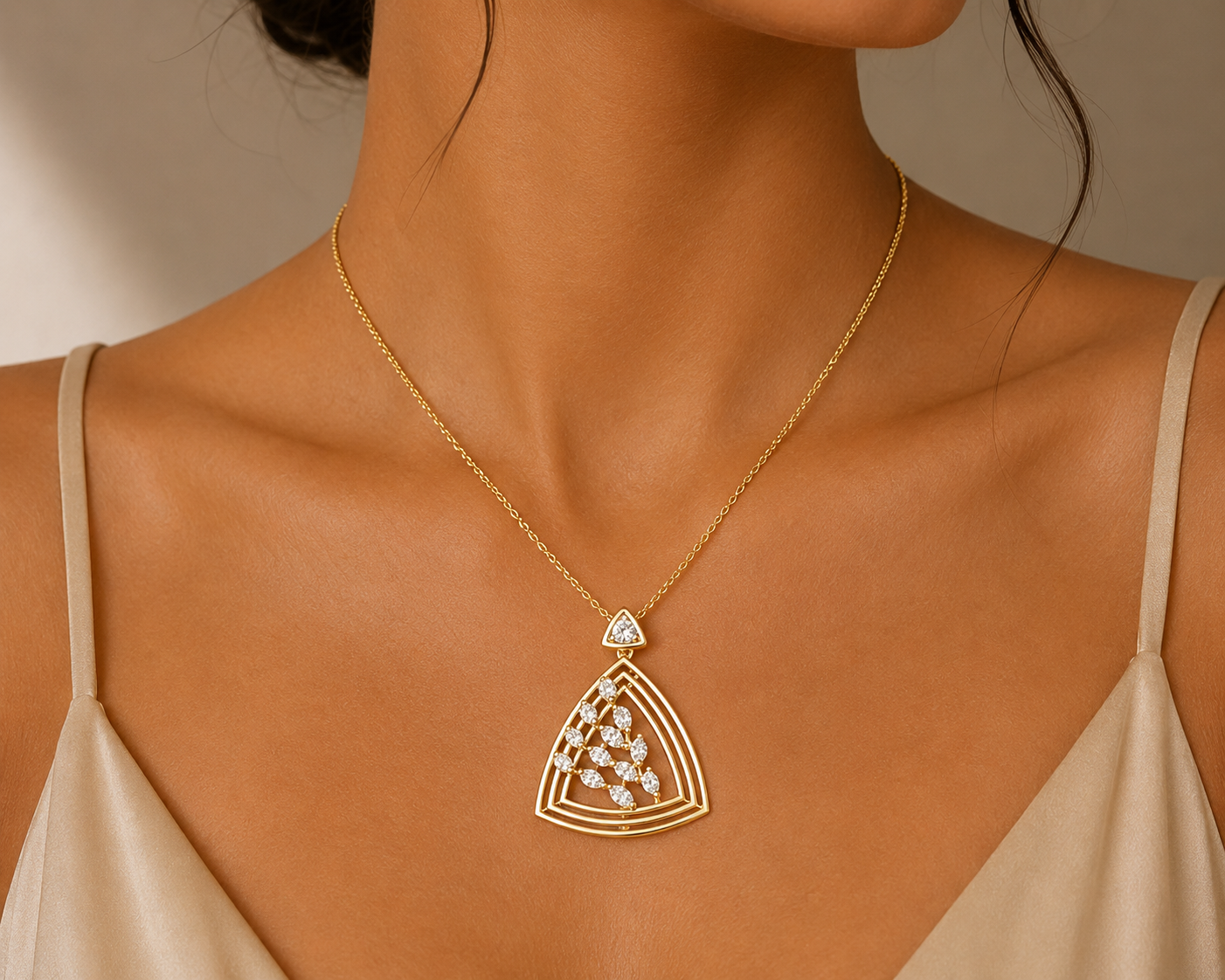 Triwing Diamond Pendant