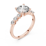 Elegant 7-Stone Diamond Engagement Ring