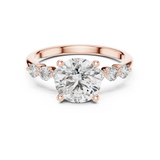 Elegant 7-Stone Diamond Engagement Ring