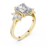 Ivory Blossom Diamond Ring