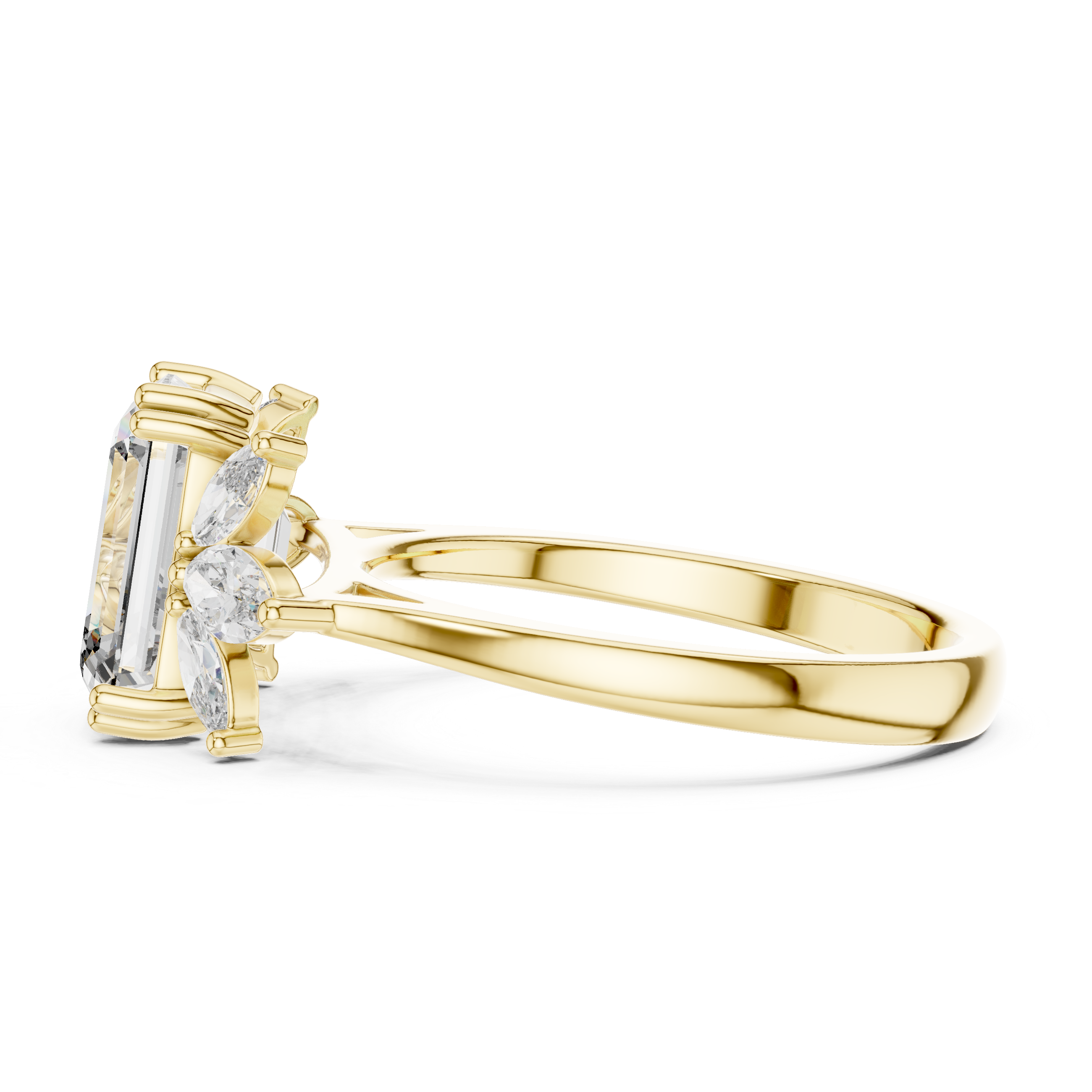 Ivory Blossom Diamond Ring