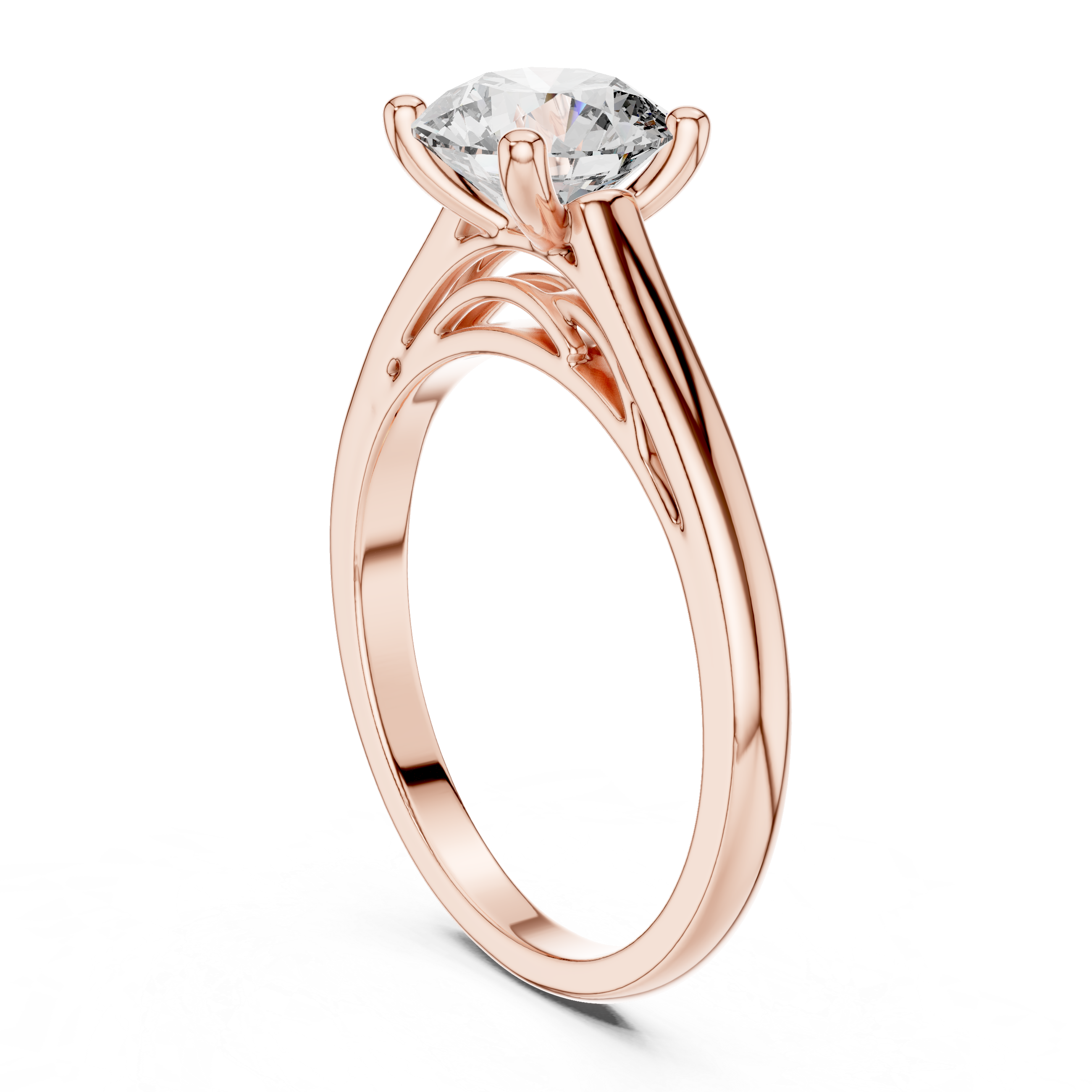 Chelsea Crown Solitaire Ring