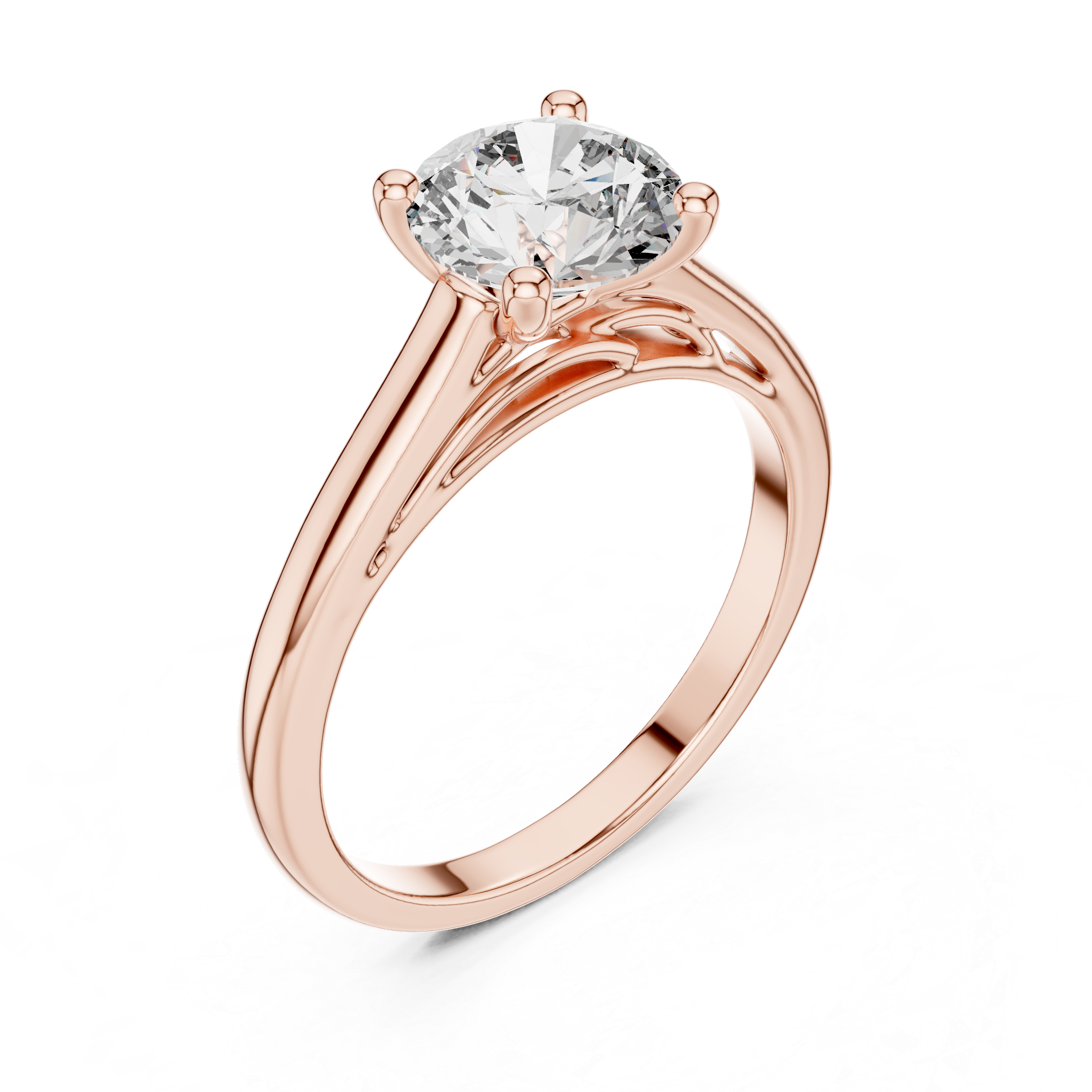Chelsea Crown Solitaire Ring