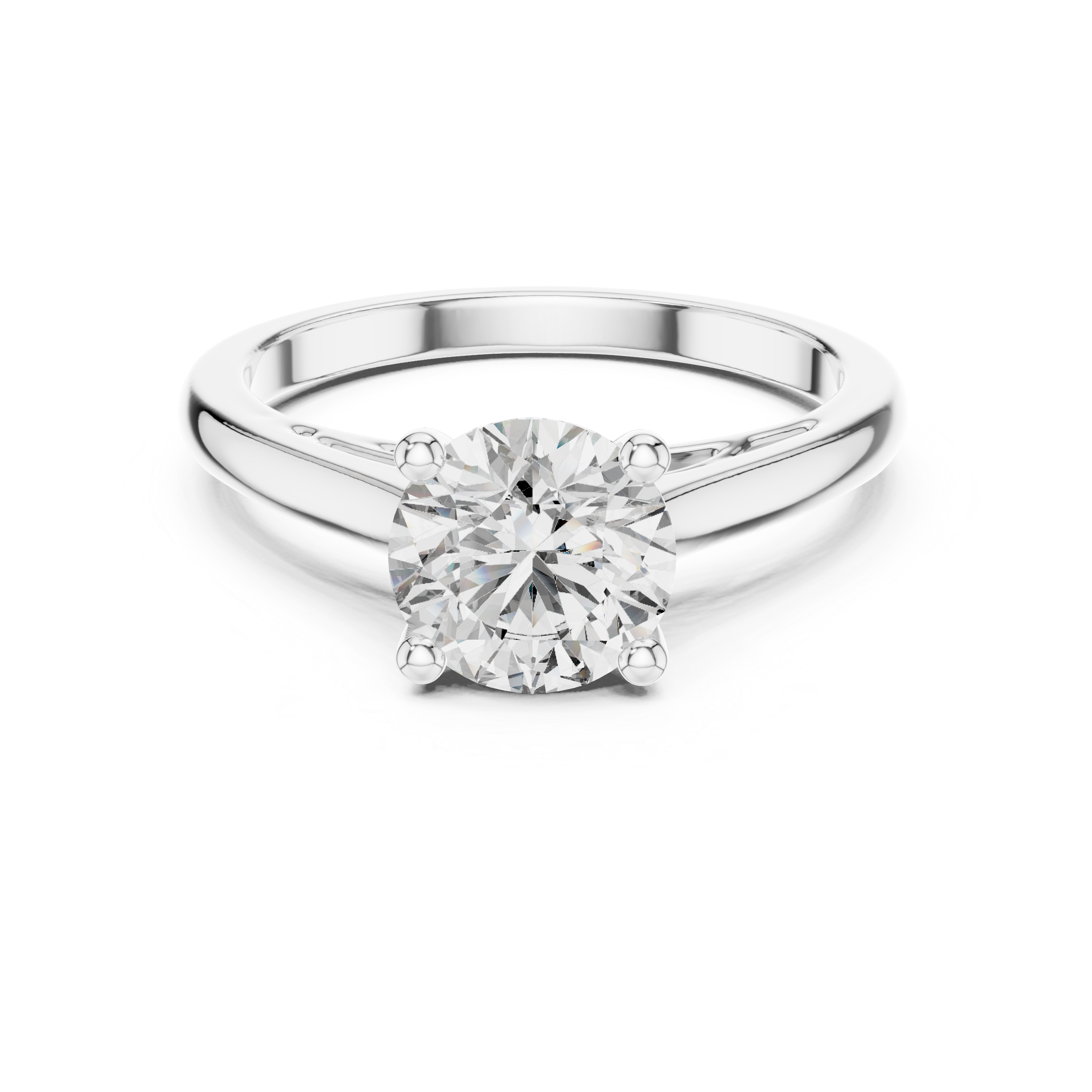 Chelsea Crown Solitaire Ring
