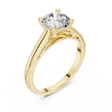 Chelsea Crown Solitaire Ring