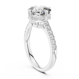 Orlisse Cushion Cut Diamond Engagement Ring