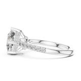Orlisse Cushion Cut Diamond Engagement Ring