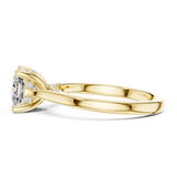 Veloura Cushion Cut Solitaire Diamond Engagement Ring