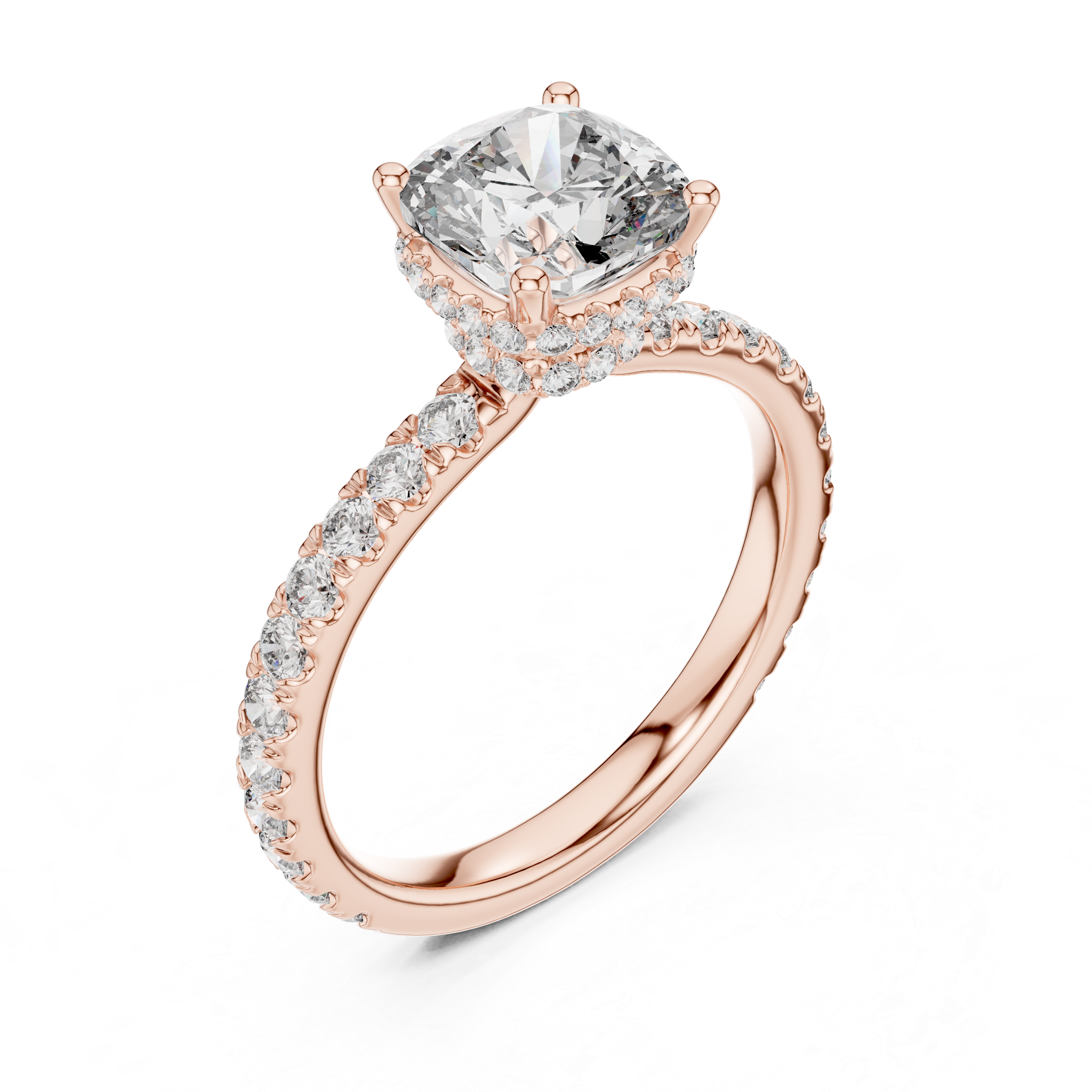 Luna Cushion Engagement Ring