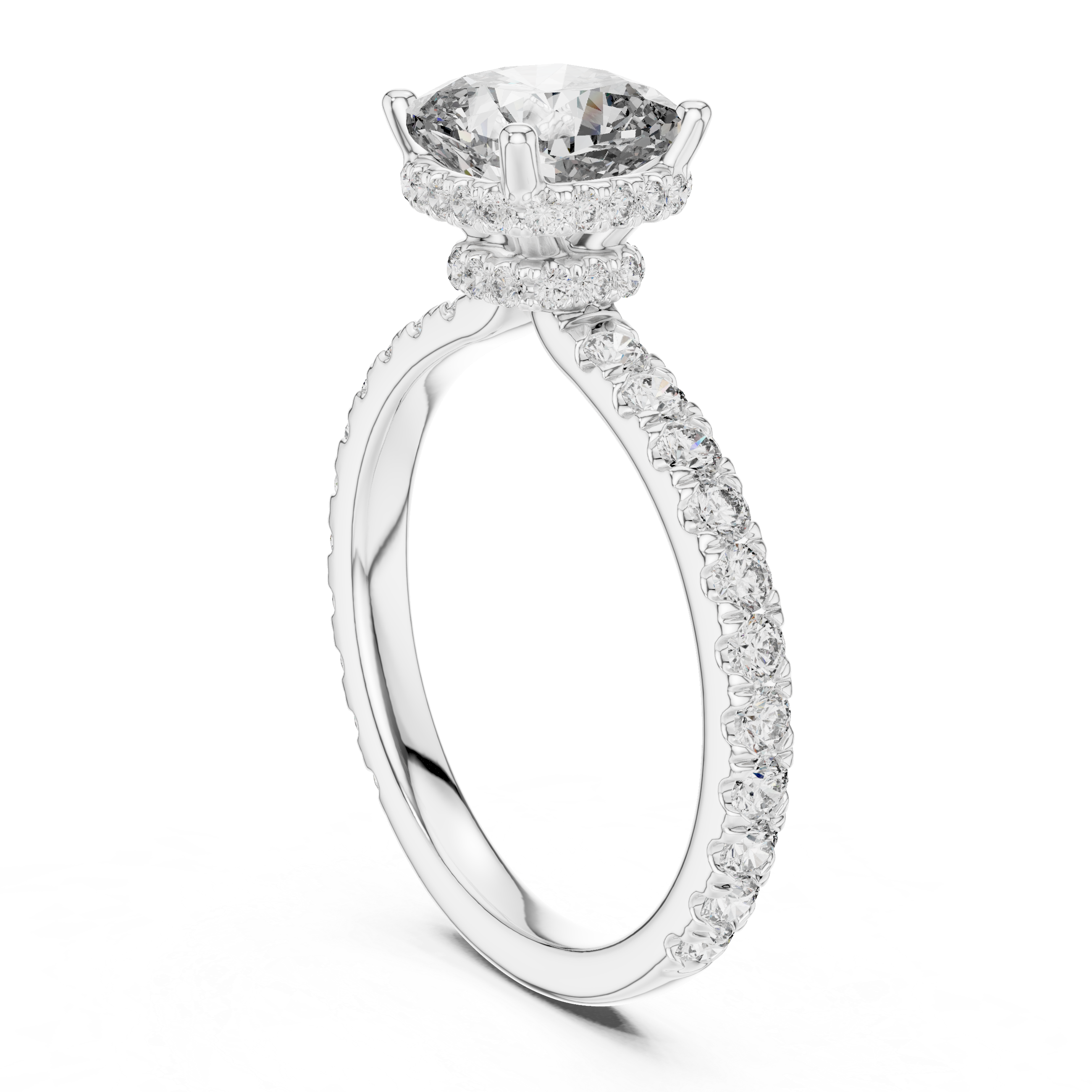 Luna Cushion Engagement Ring