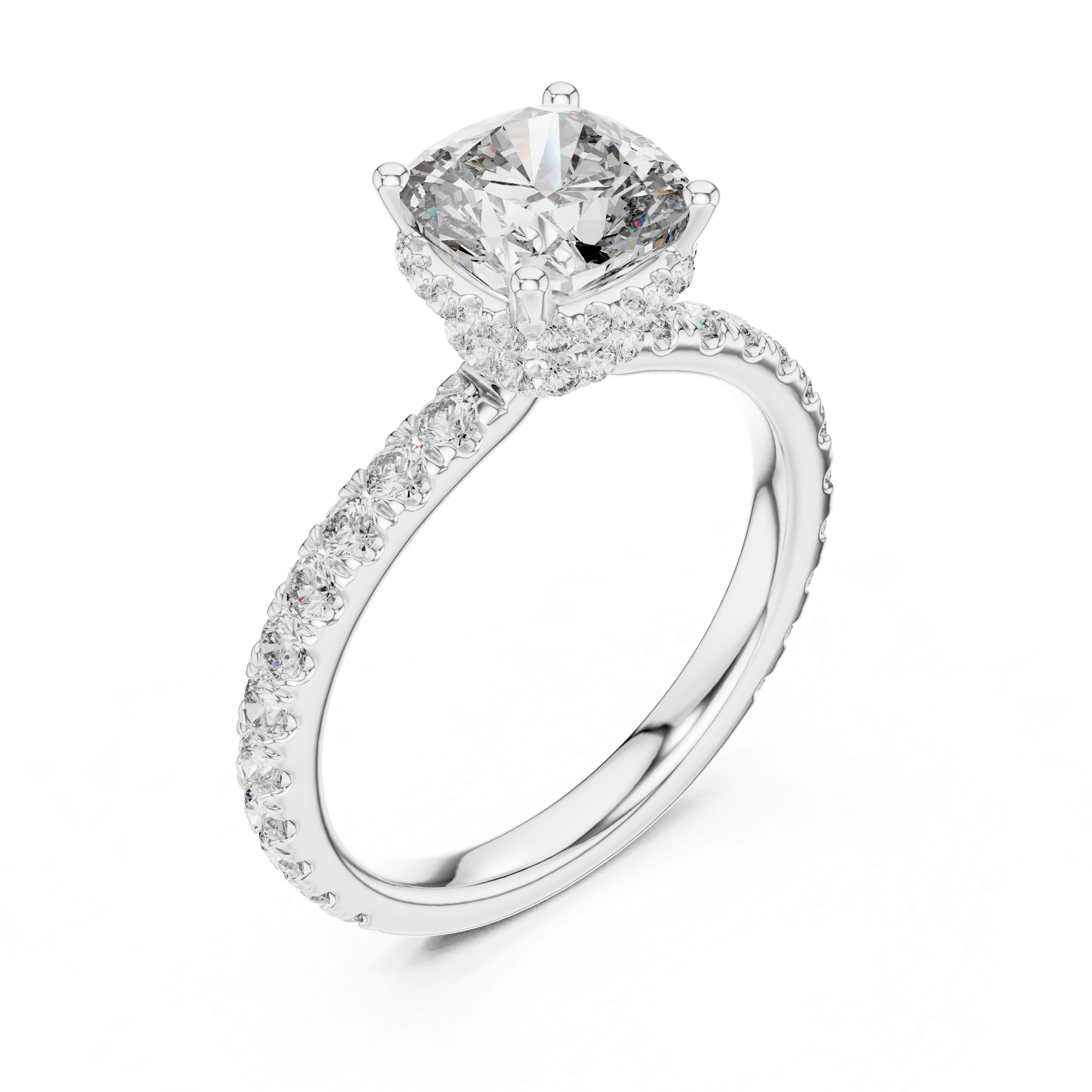 Luna Cushion Engagement Ring