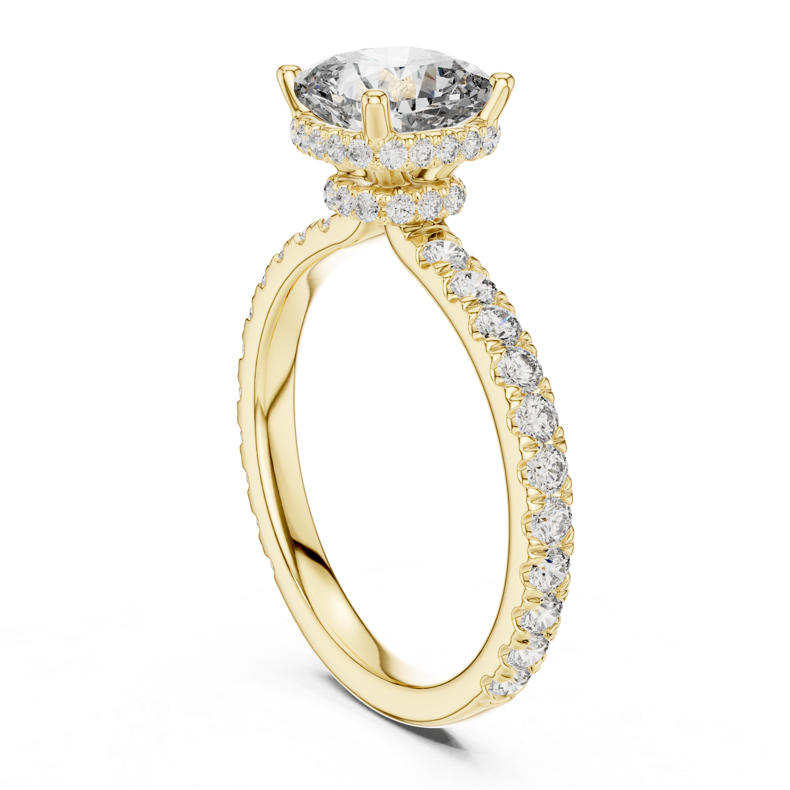 Luna Cushion Engagement Ring