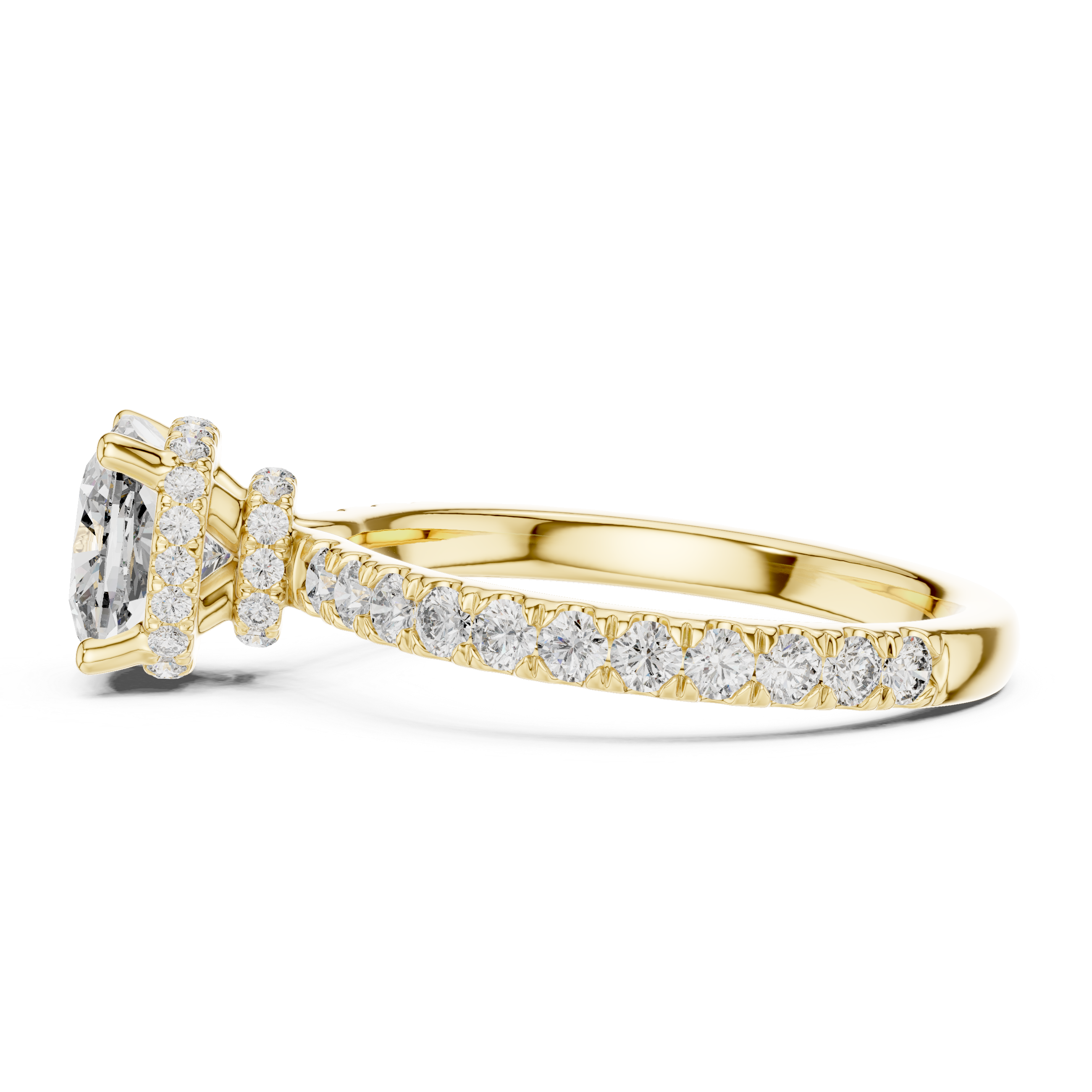 Luna Cushion Engagement Ring