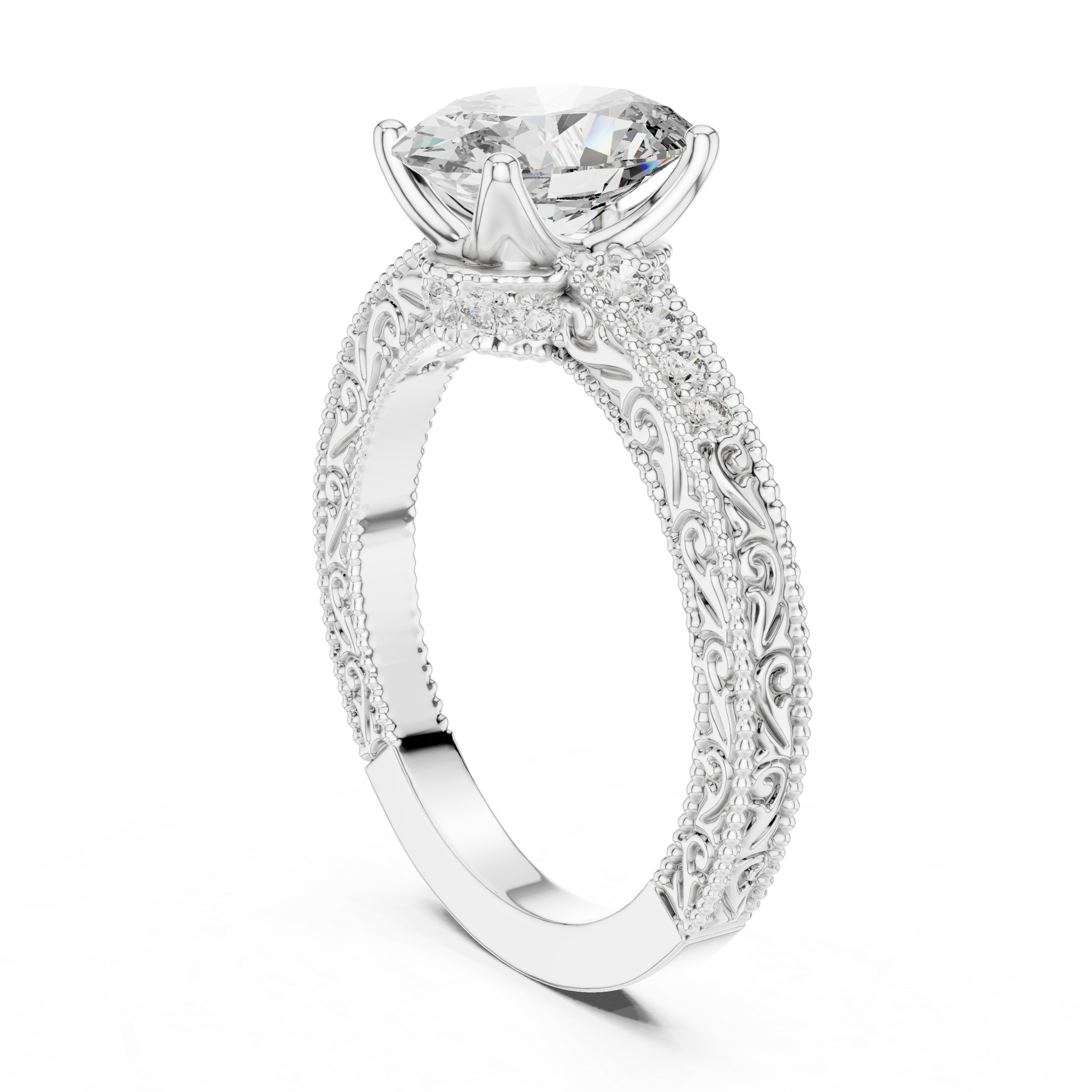 Kalyani Oval Vintage Ring