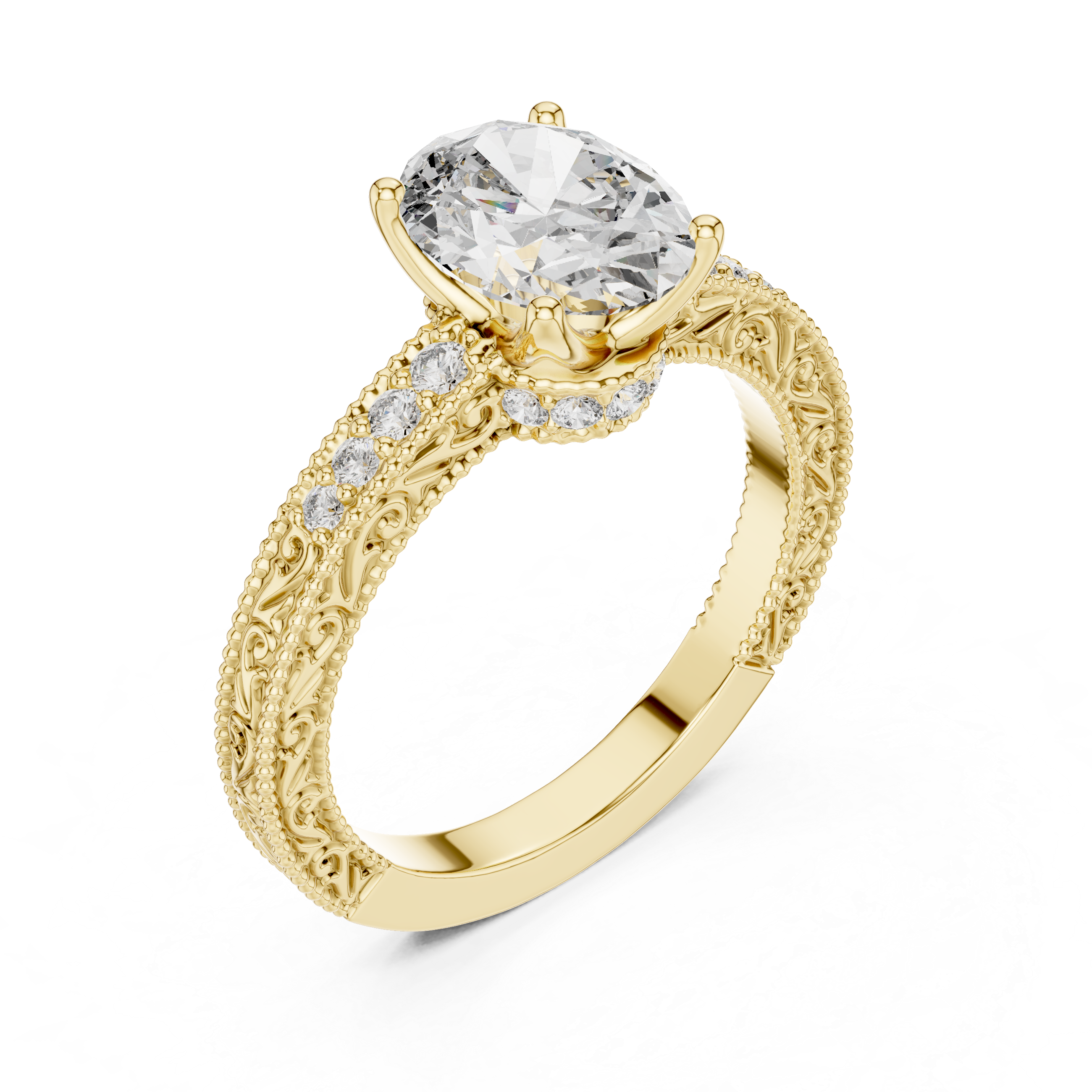 Kalyani Oval Vintage Ring