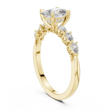 Veloura Elongated Cushion Diamond Ring