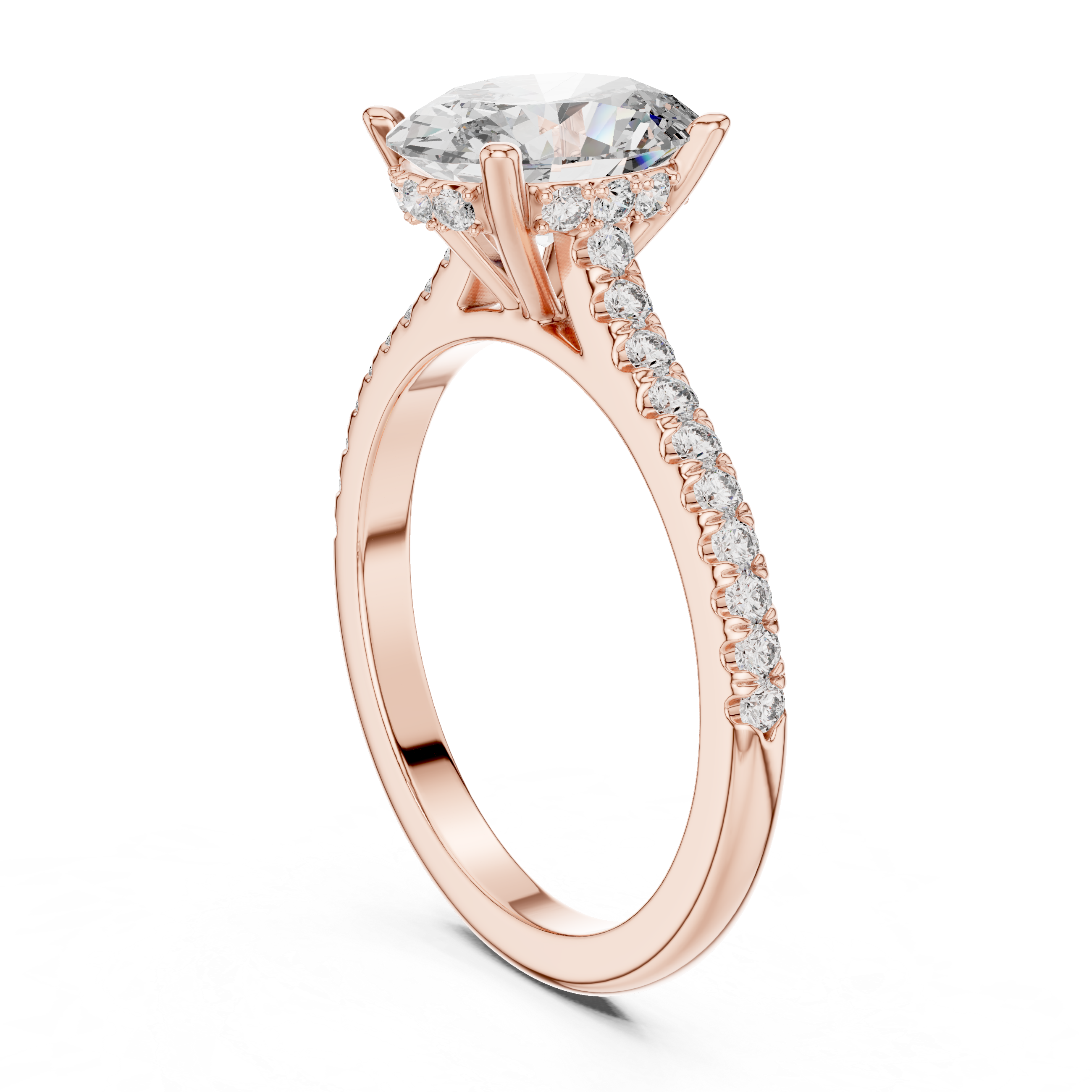 Lumivelle Hidden Halo Diamond Ring