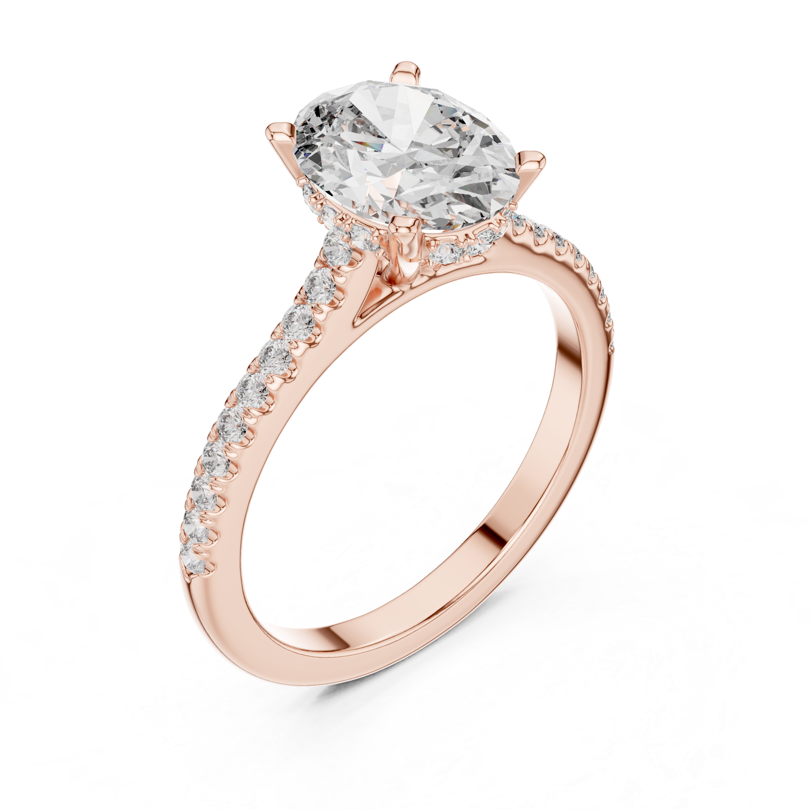 Lumivelle Hidden Halo Diamond Ring