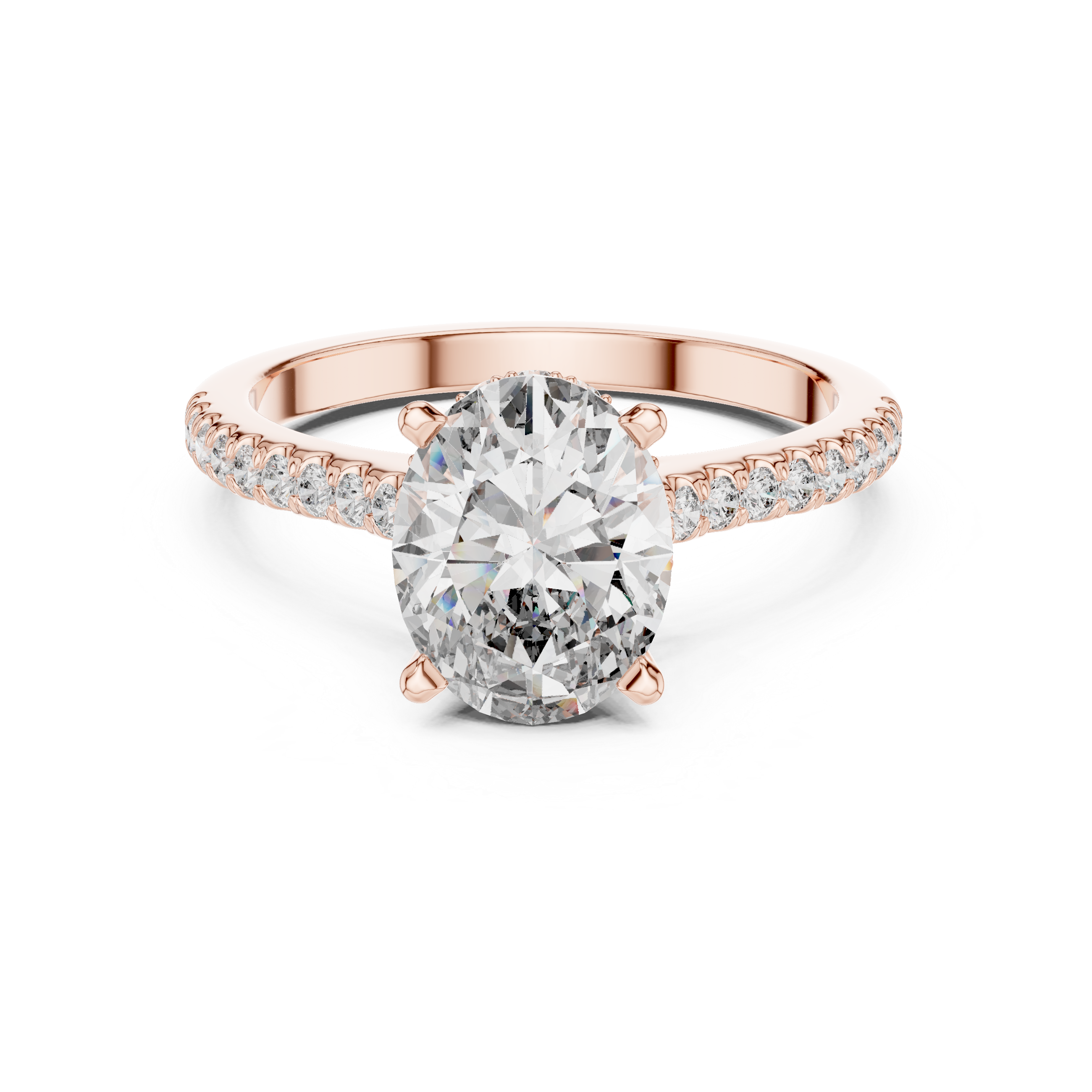 Lumivelle Hidden Halo Diamond Ring