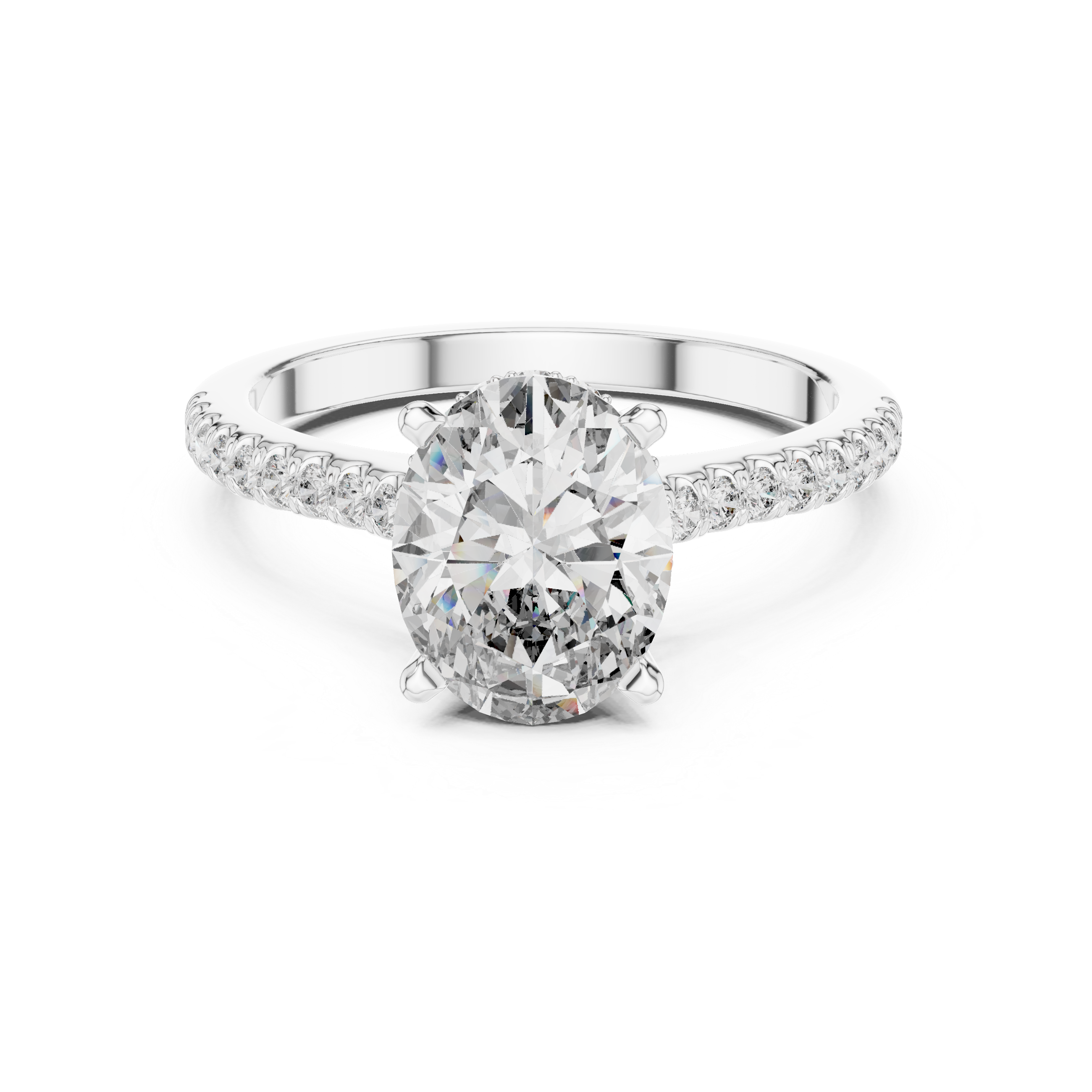 Lumivelle Hidden Halo Diamond Ring