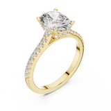 Lumivelle Hidden Halo Diamond Ring
