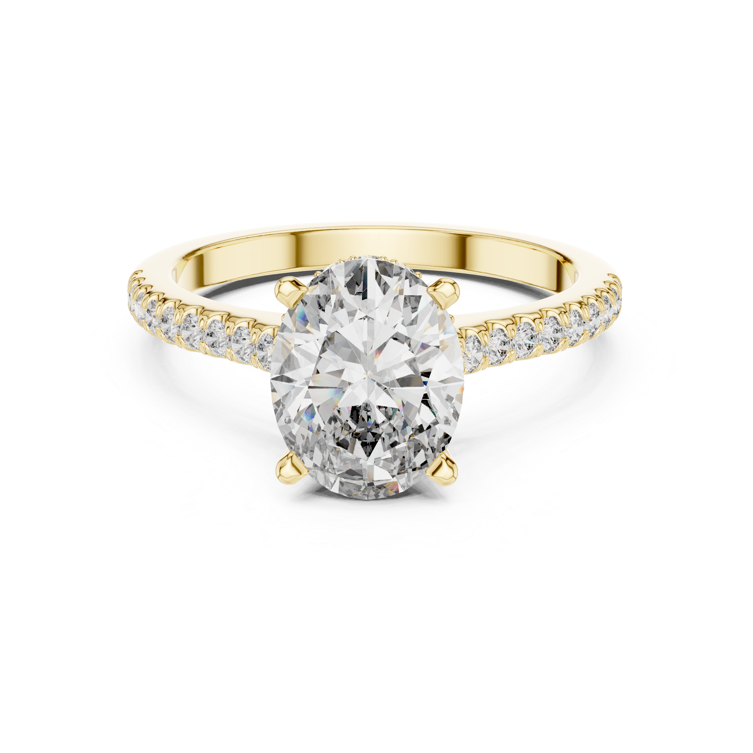 Lumivelle Hidden Halo Diamond Ring