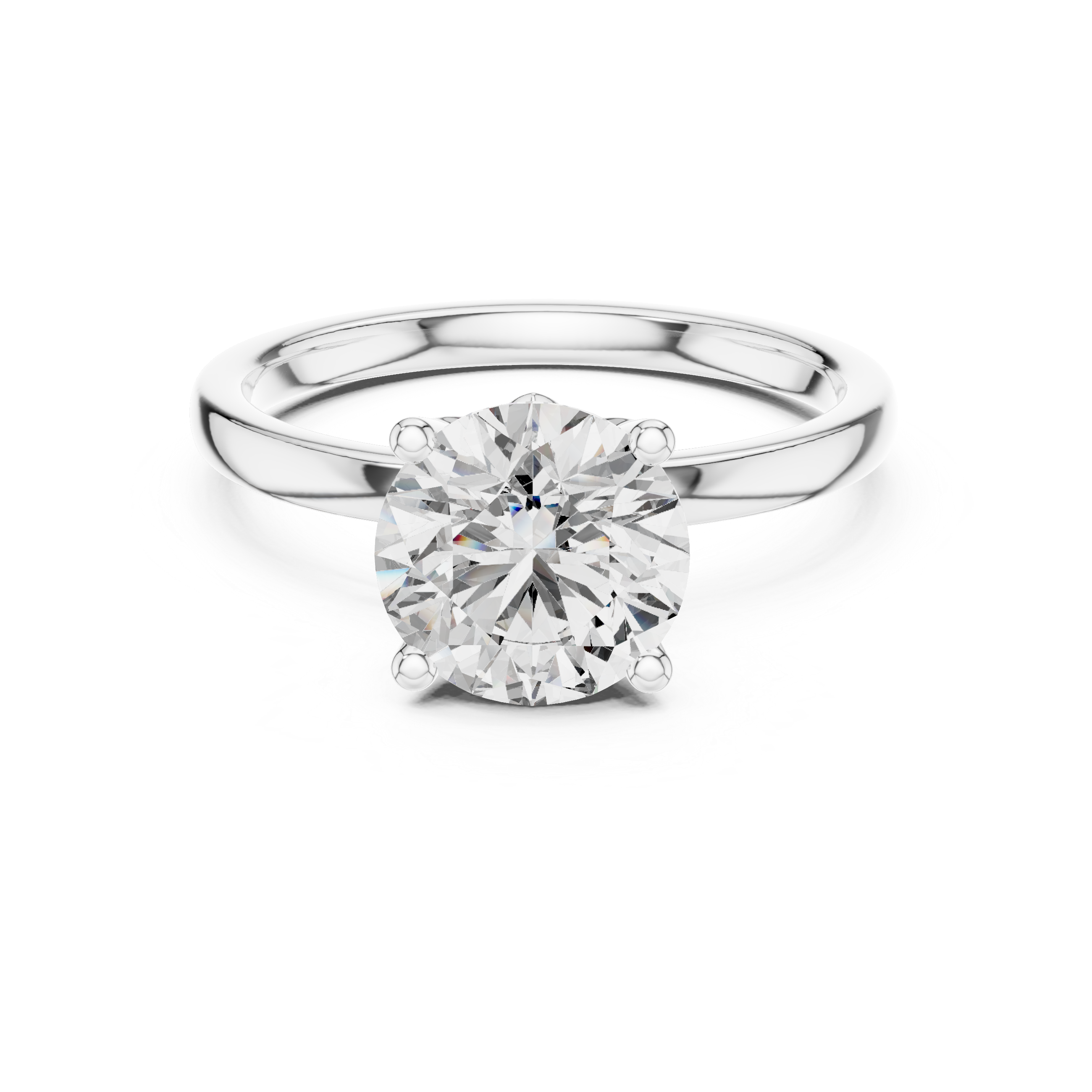 Everlisse Round Cut Diamond Engagement Ring