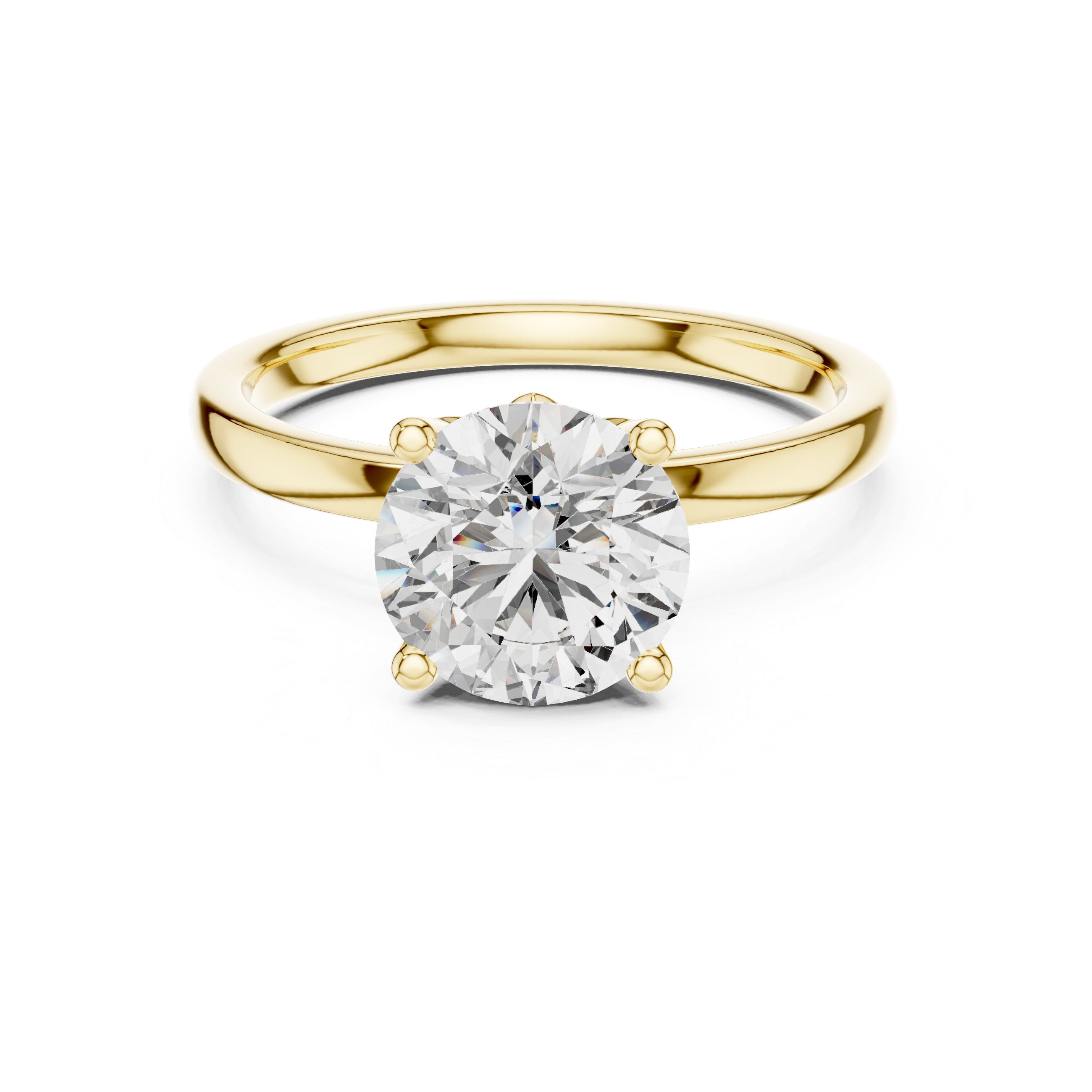 Everlisse Round Cut Diamond Engagement Ring