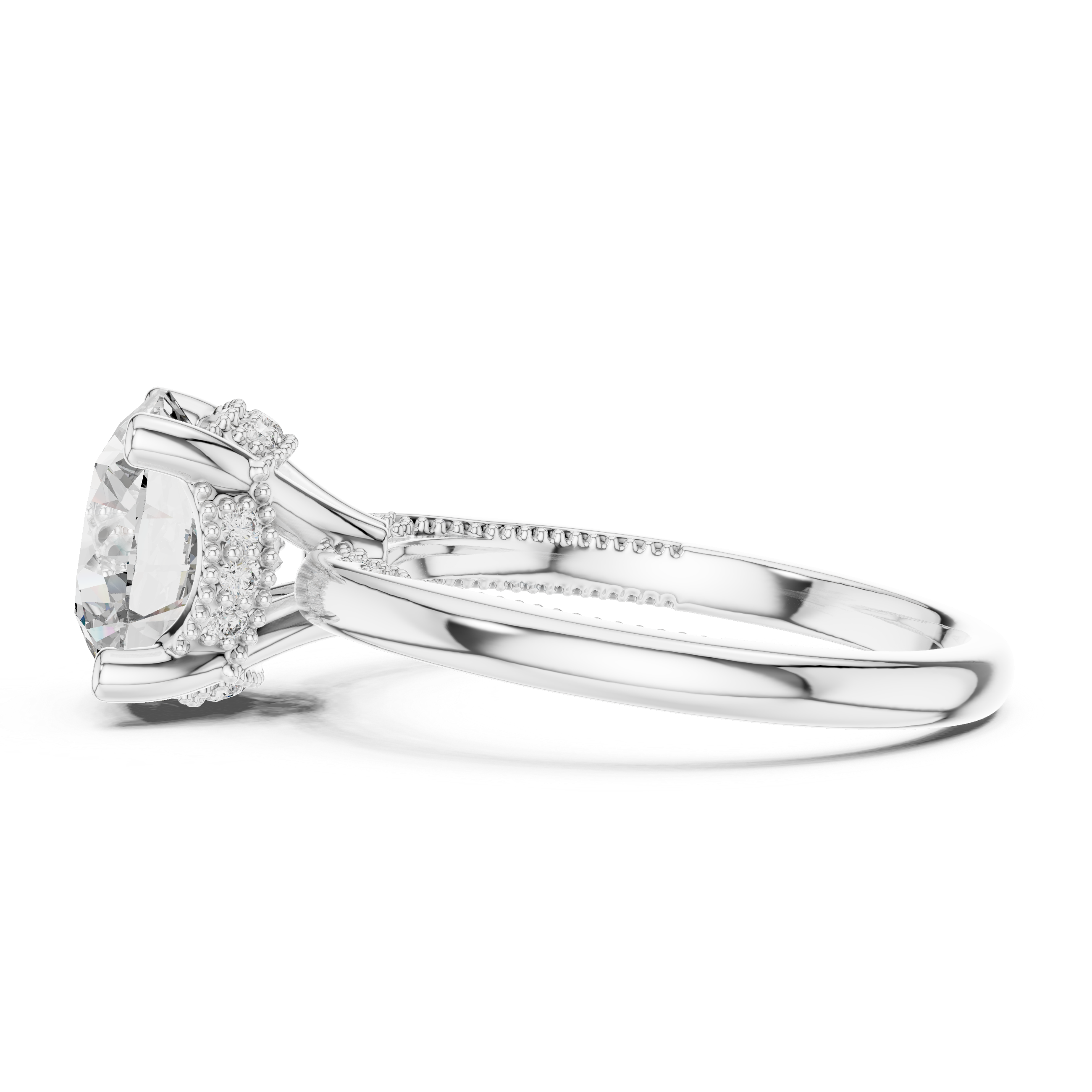 Orlinara Round Diamond Solitaire Ring