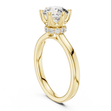 Orliné Luxury Round Cut Diamond Solitaire Ring