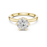 Orliné Luxury Round Cut Diamond Solitaire Ring