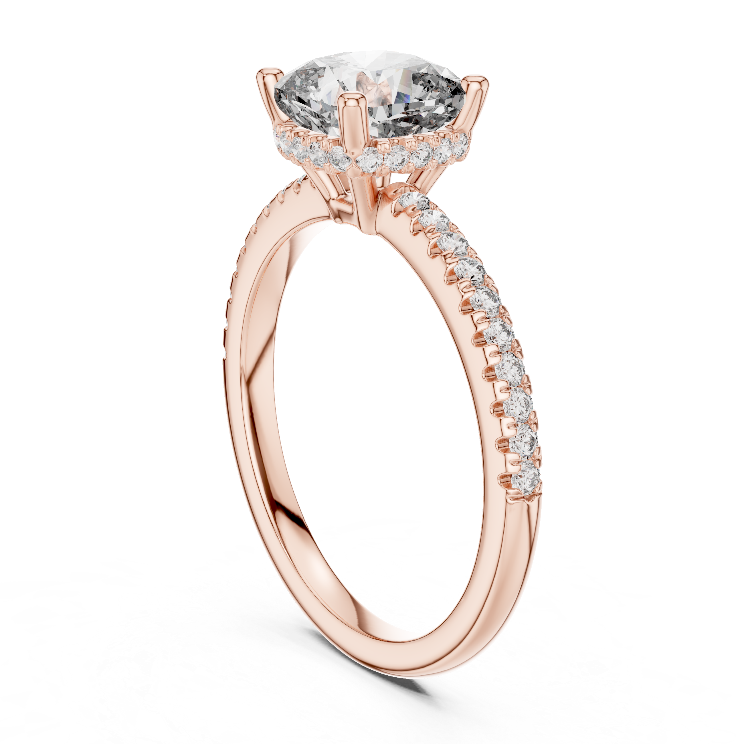 Bridelisse Hidden Halo Diamond Ring