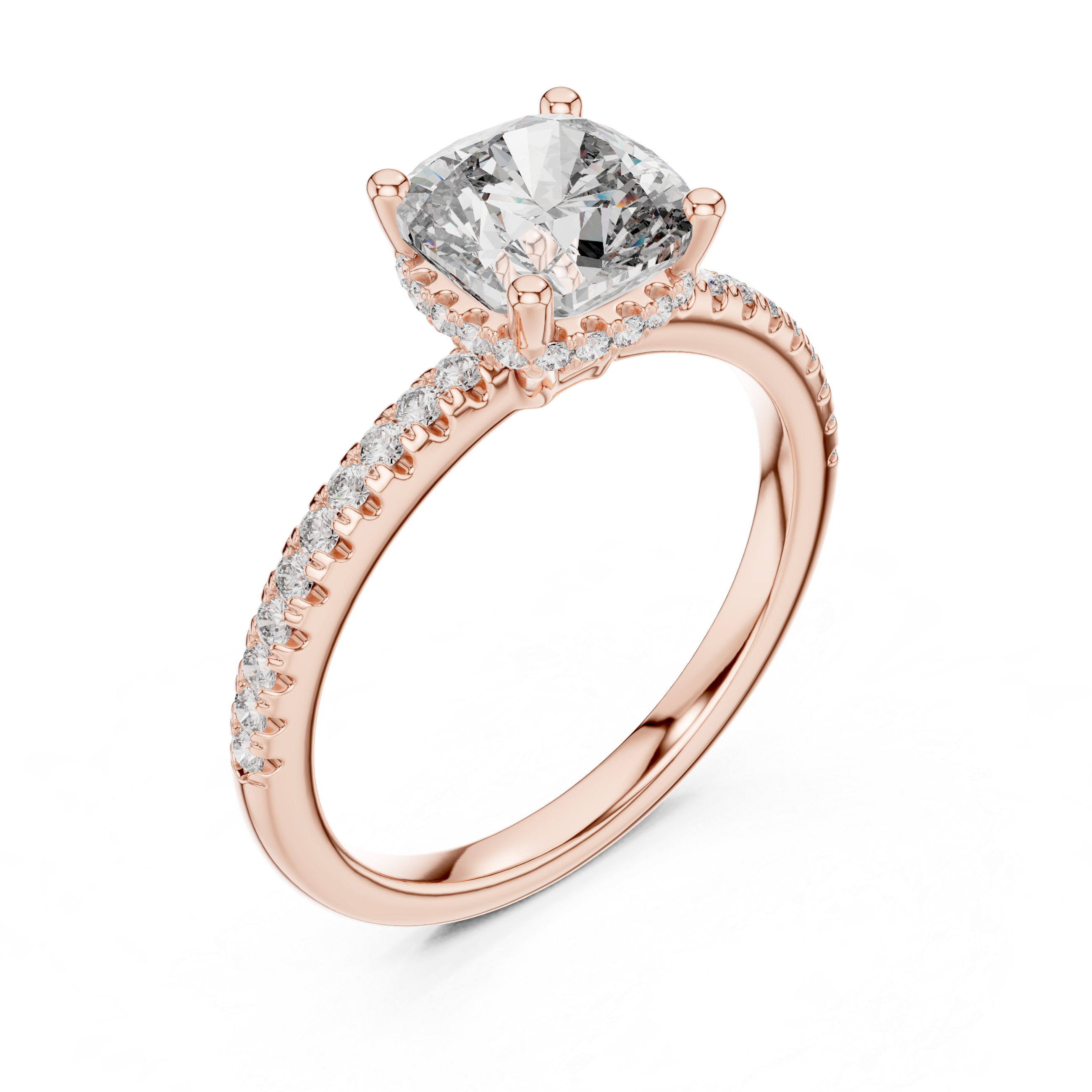 Bridelisse Hidden Halo Diamond Ring