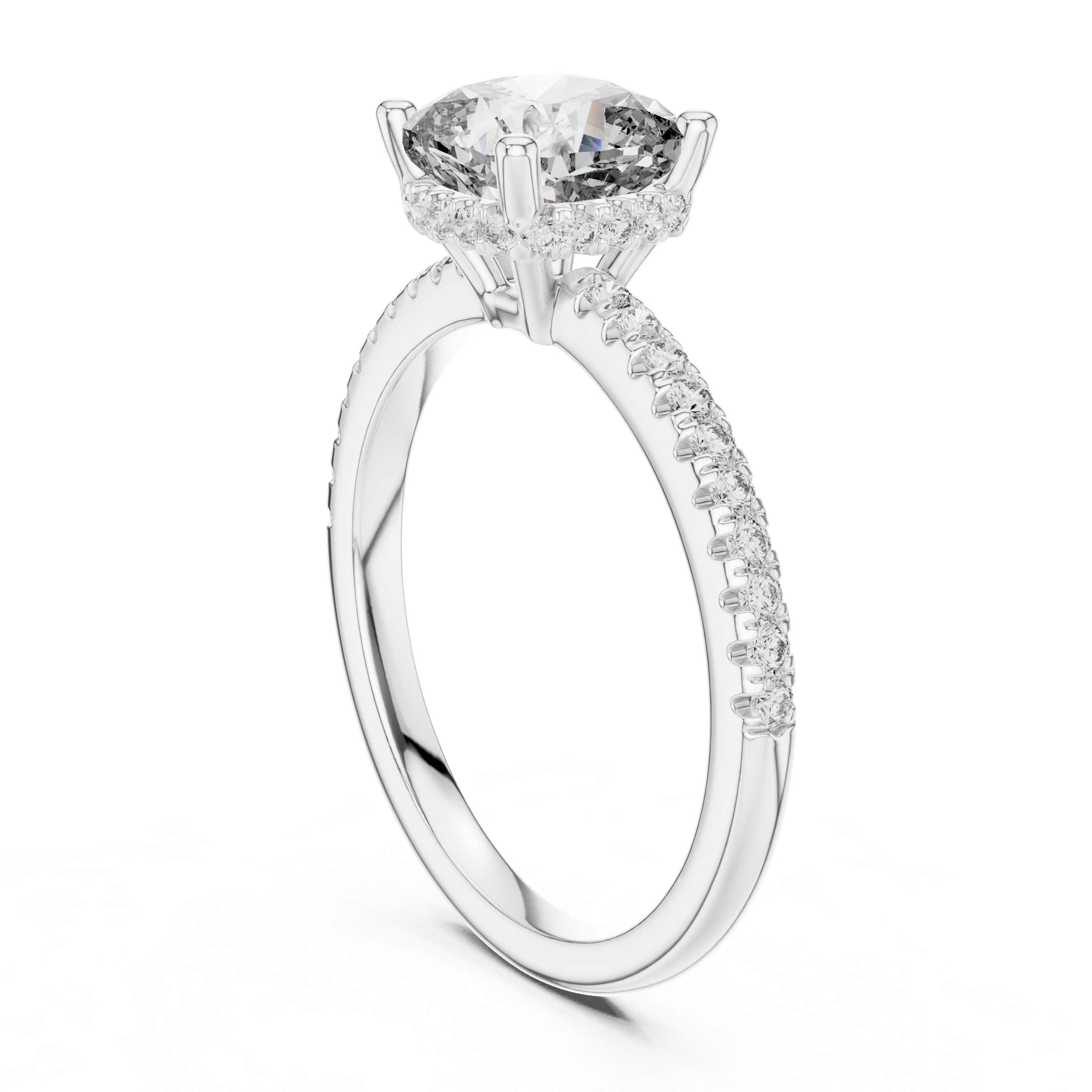 Bridelisse Hidden Halo Diamond Ring