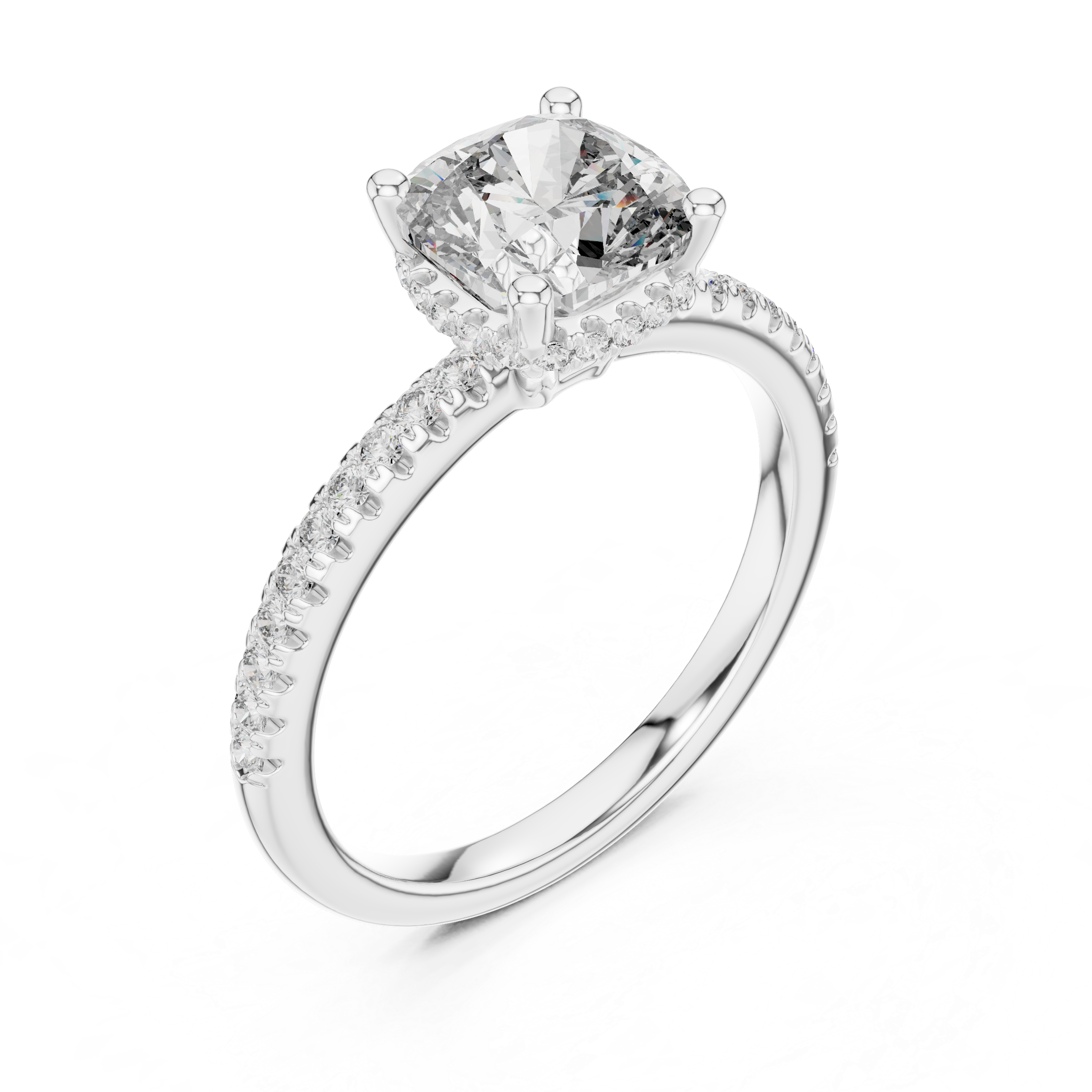 Bridelisse Hidden Halo Diamond Ring