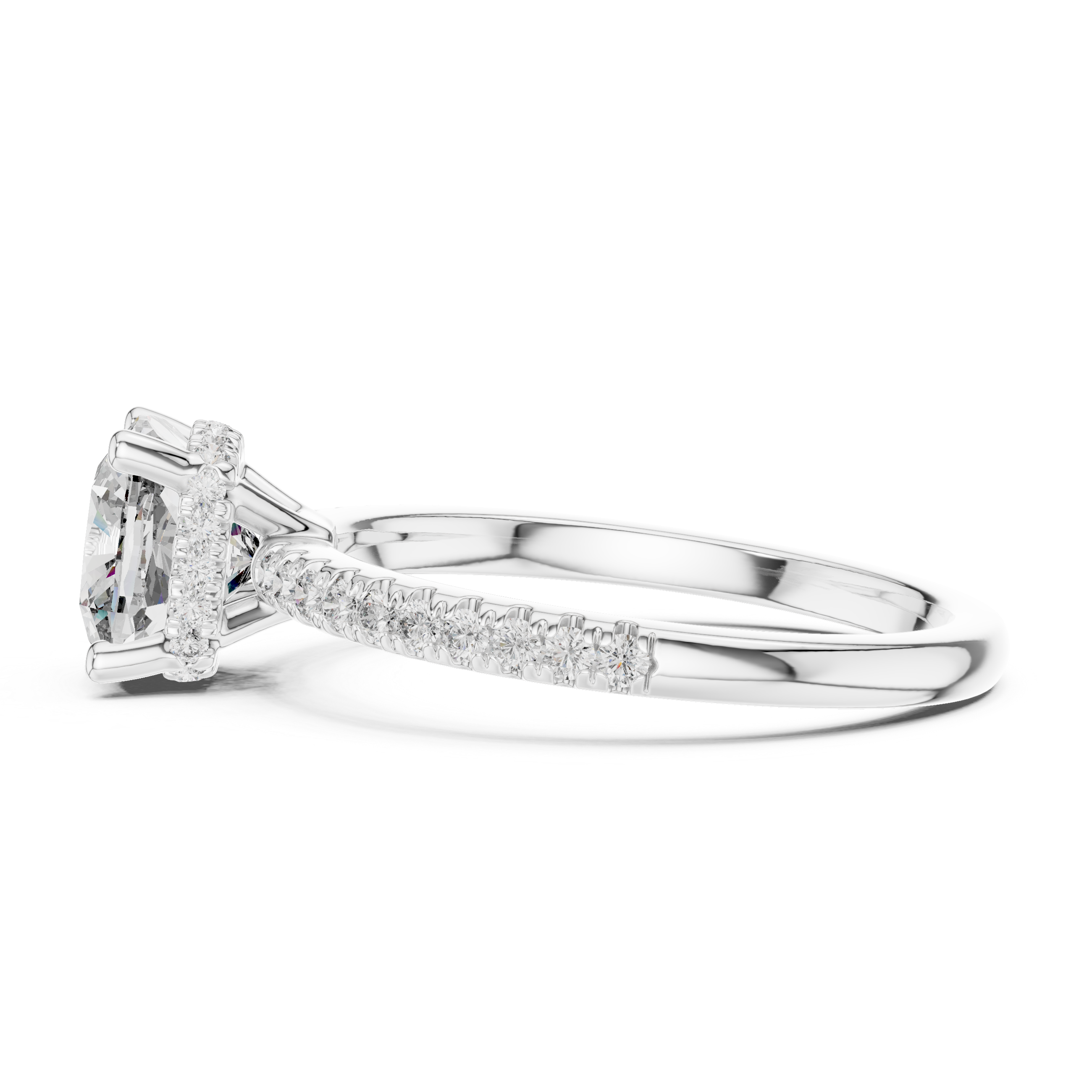 Bridelisse Hidden Halo Diamond Ring