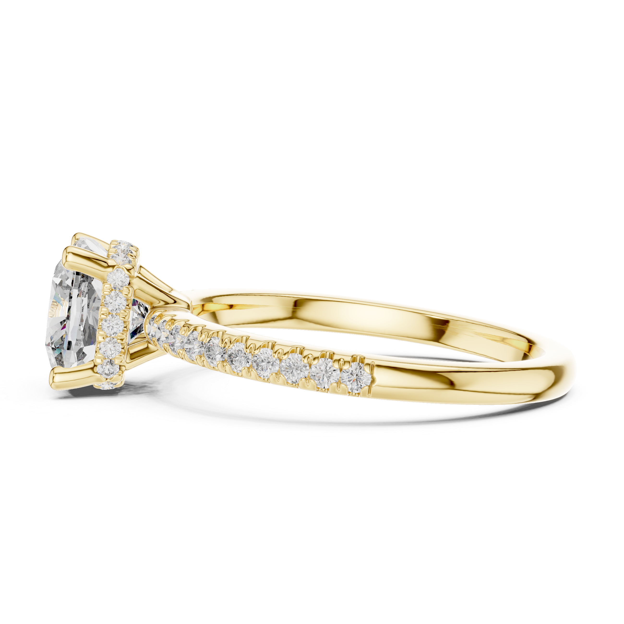 Bridelisse Hidden Halo Diamond Ring