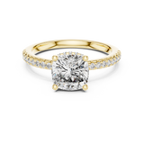 Bridelisse Hidden Halo Diamond Ring