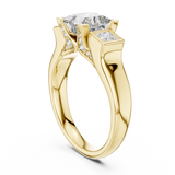 Trelisse Princess Cut Three Stone Diamond Ring