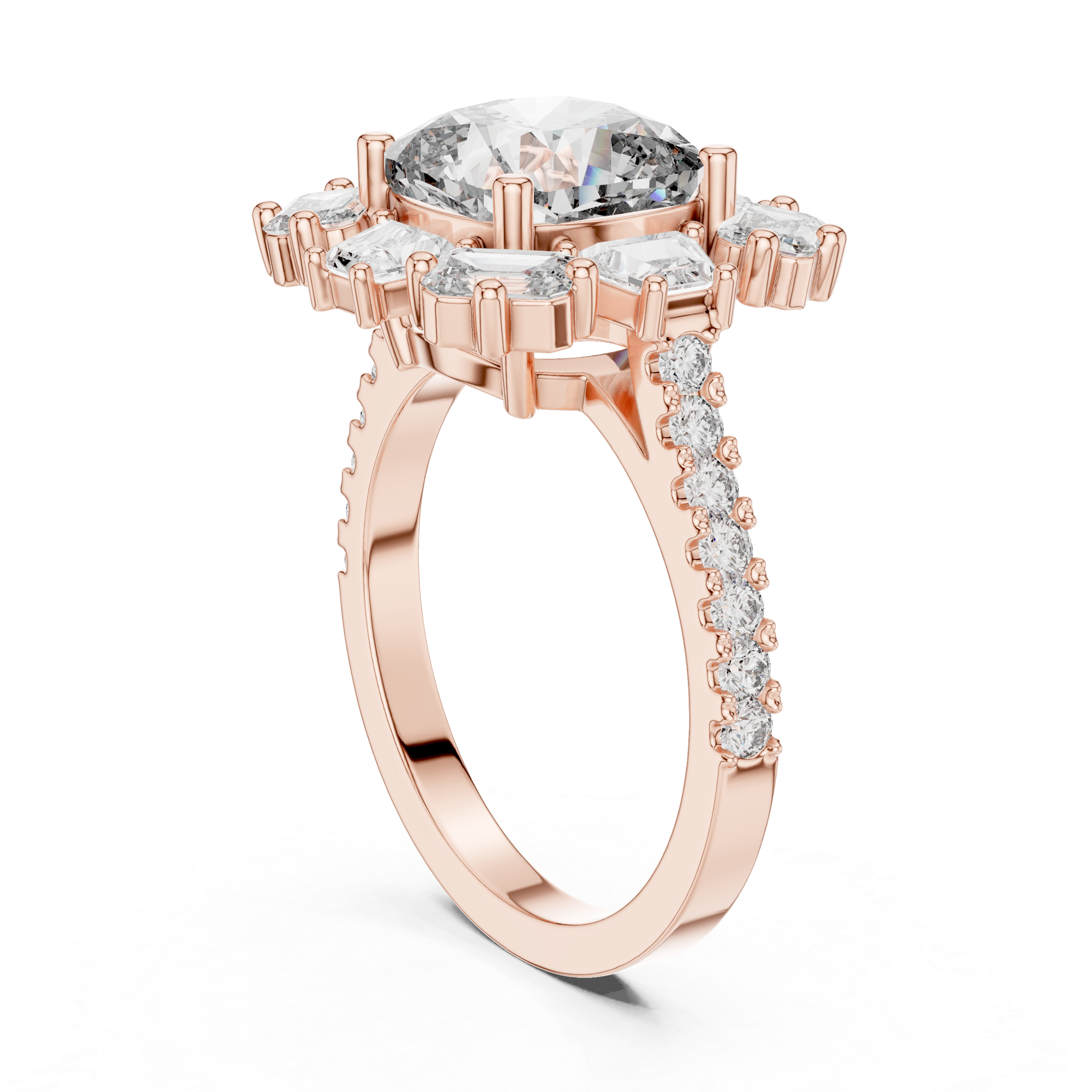 Victoria Starburst Diamond Ring