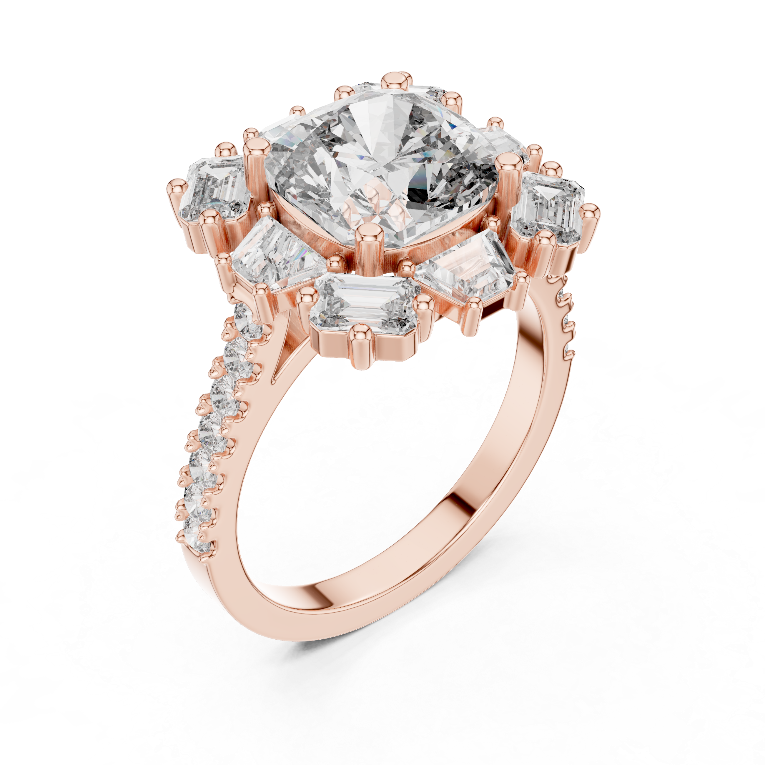 Victoria Starburst Diamond Ring