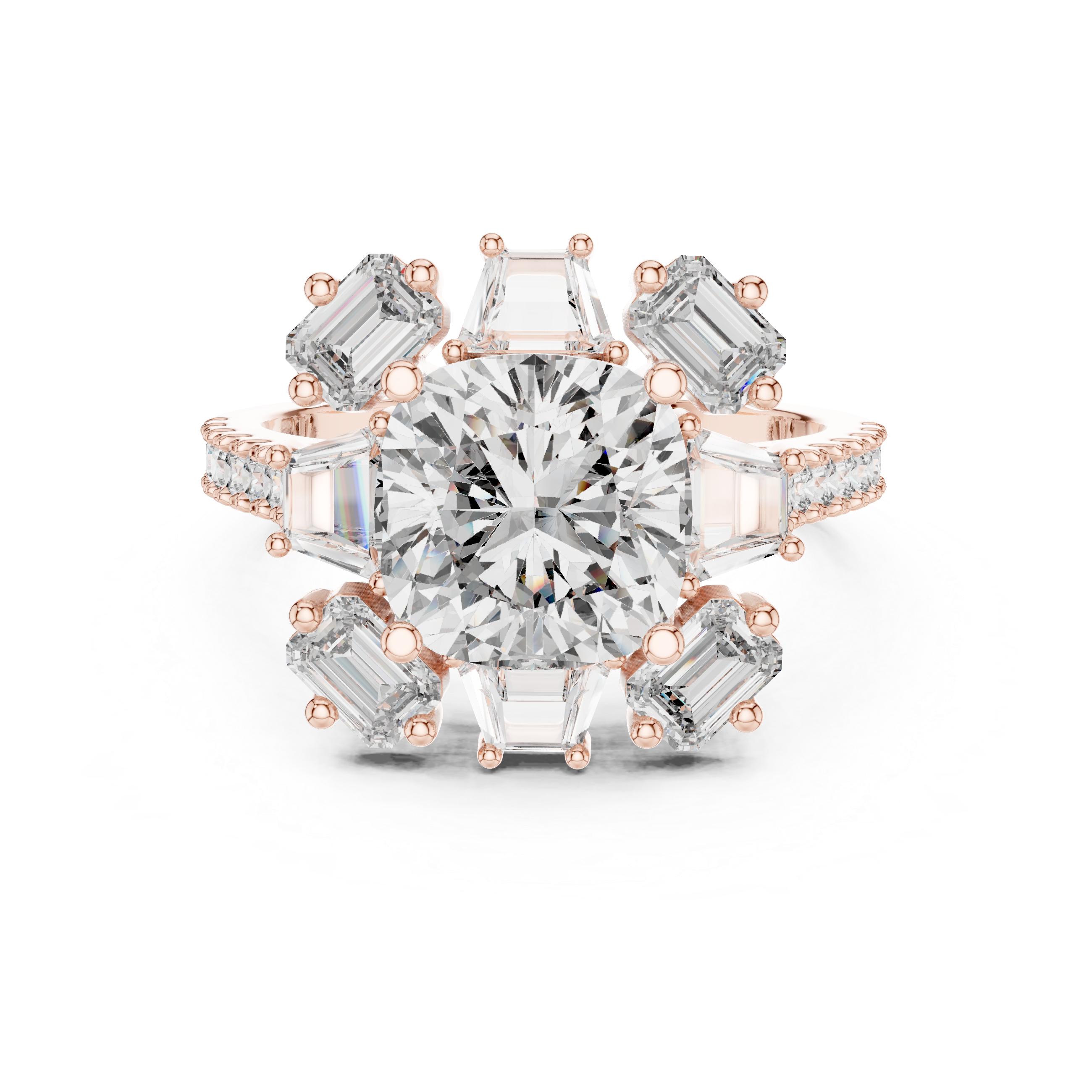 Victoria Starburst Diamond Ring