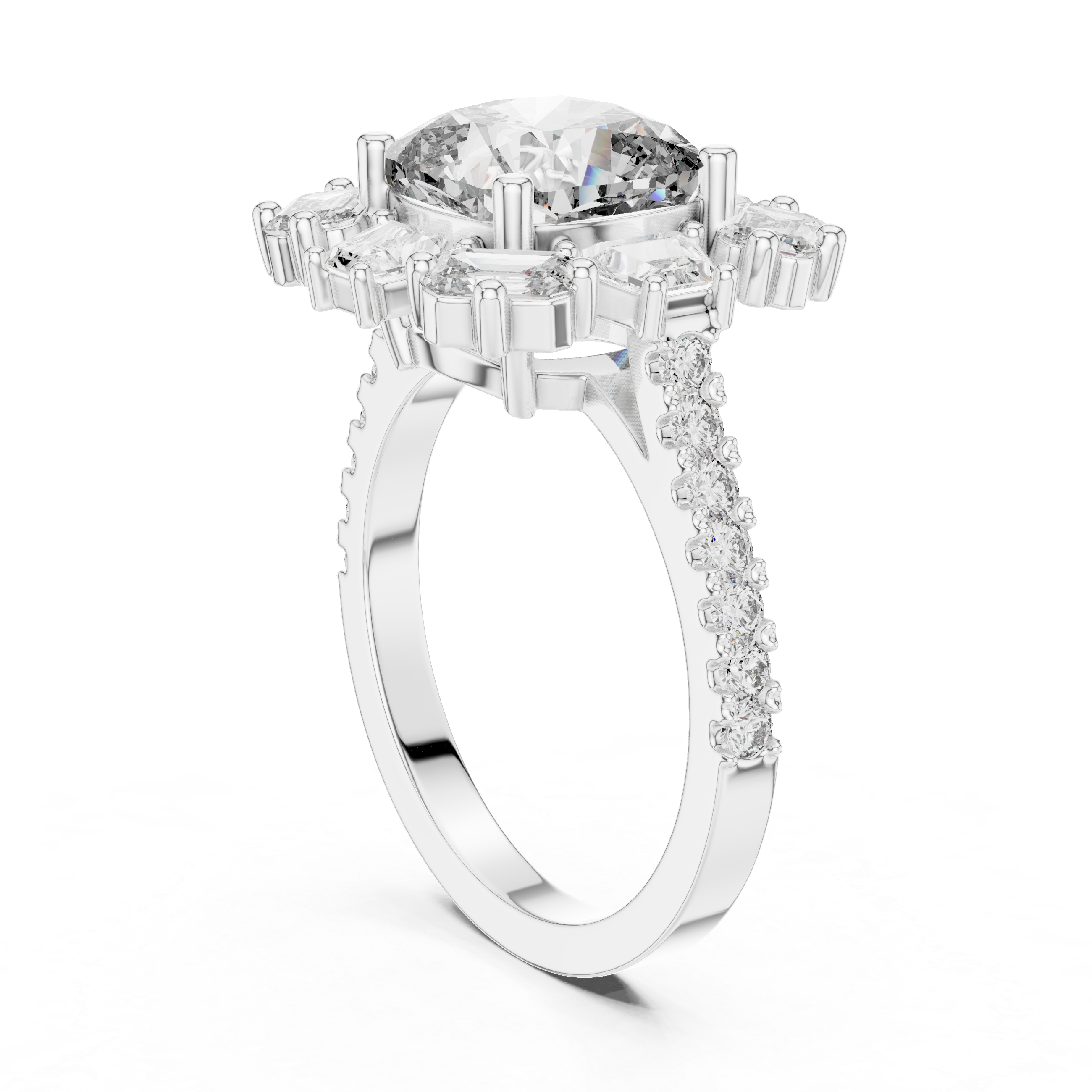 Victoria Starburst Diamond Ring