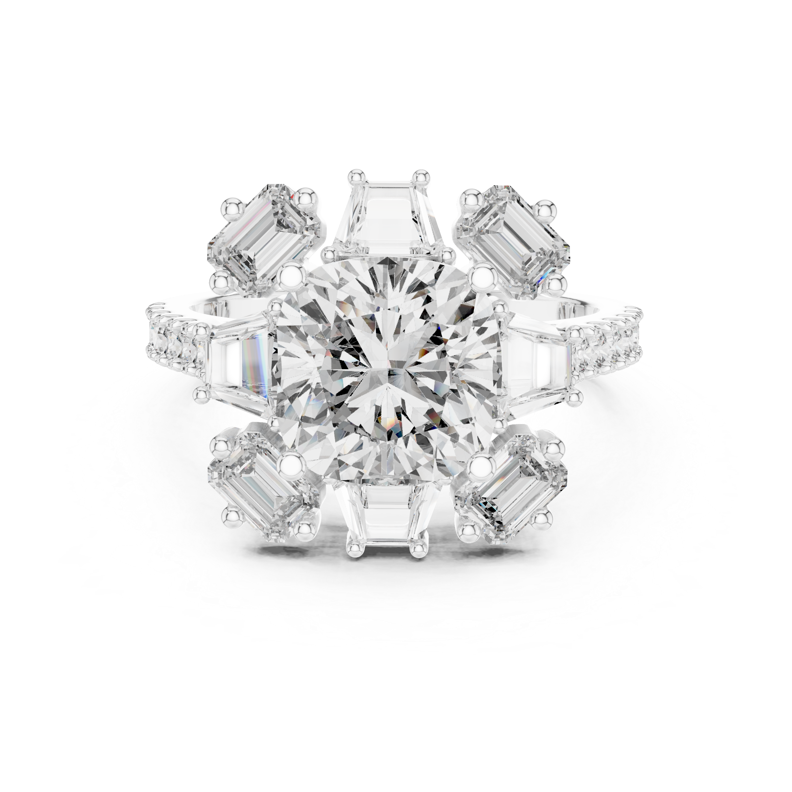 Victoria Starburst Diamond Ring